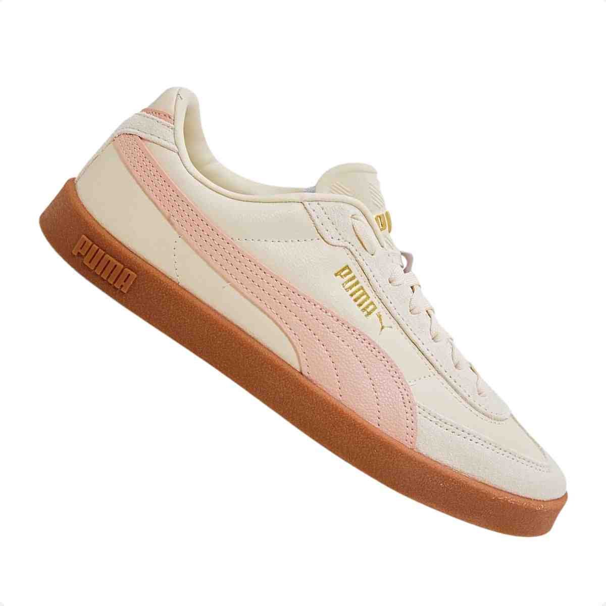Tenis Casual Feminino Puma Club Ii Era Wns Branco Bege 7