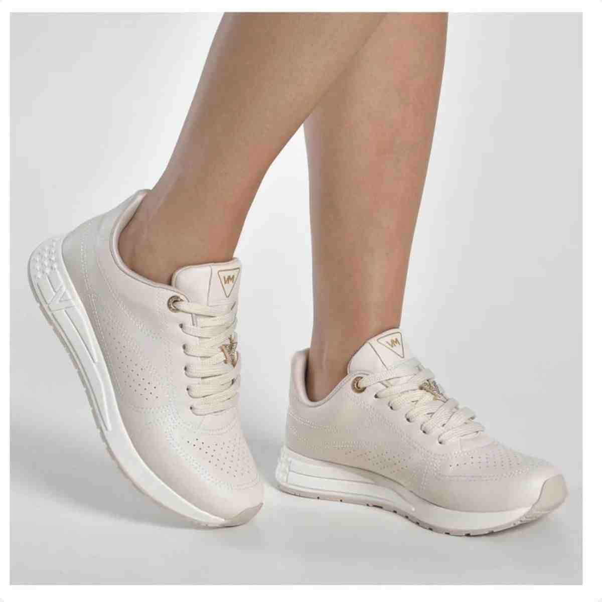Tênis Casual Feminino Via Marte Branco Off White 3