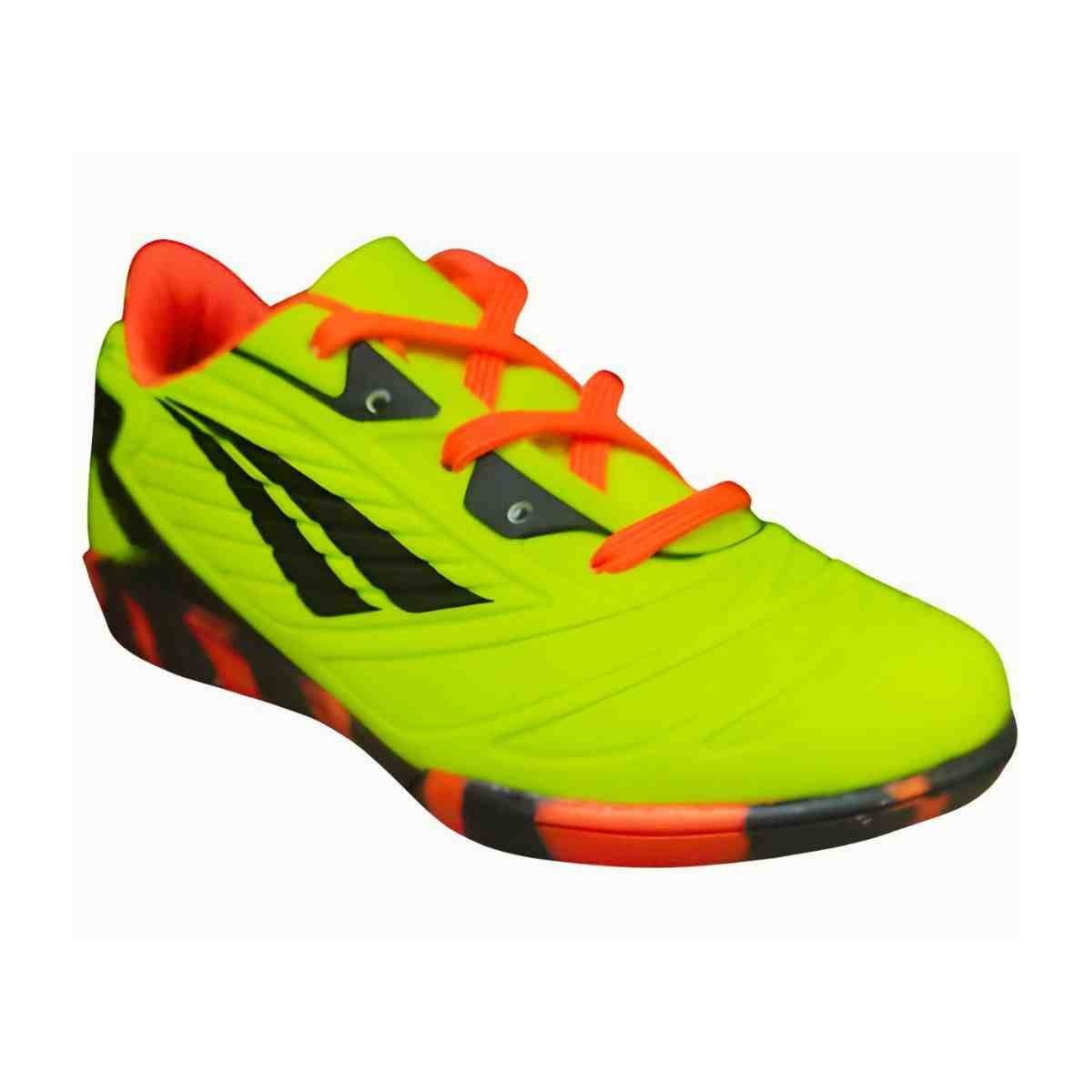 Chuteira Indoor Infantil Penalty Matis Turbo Kids Xxv Amarela Verde 2