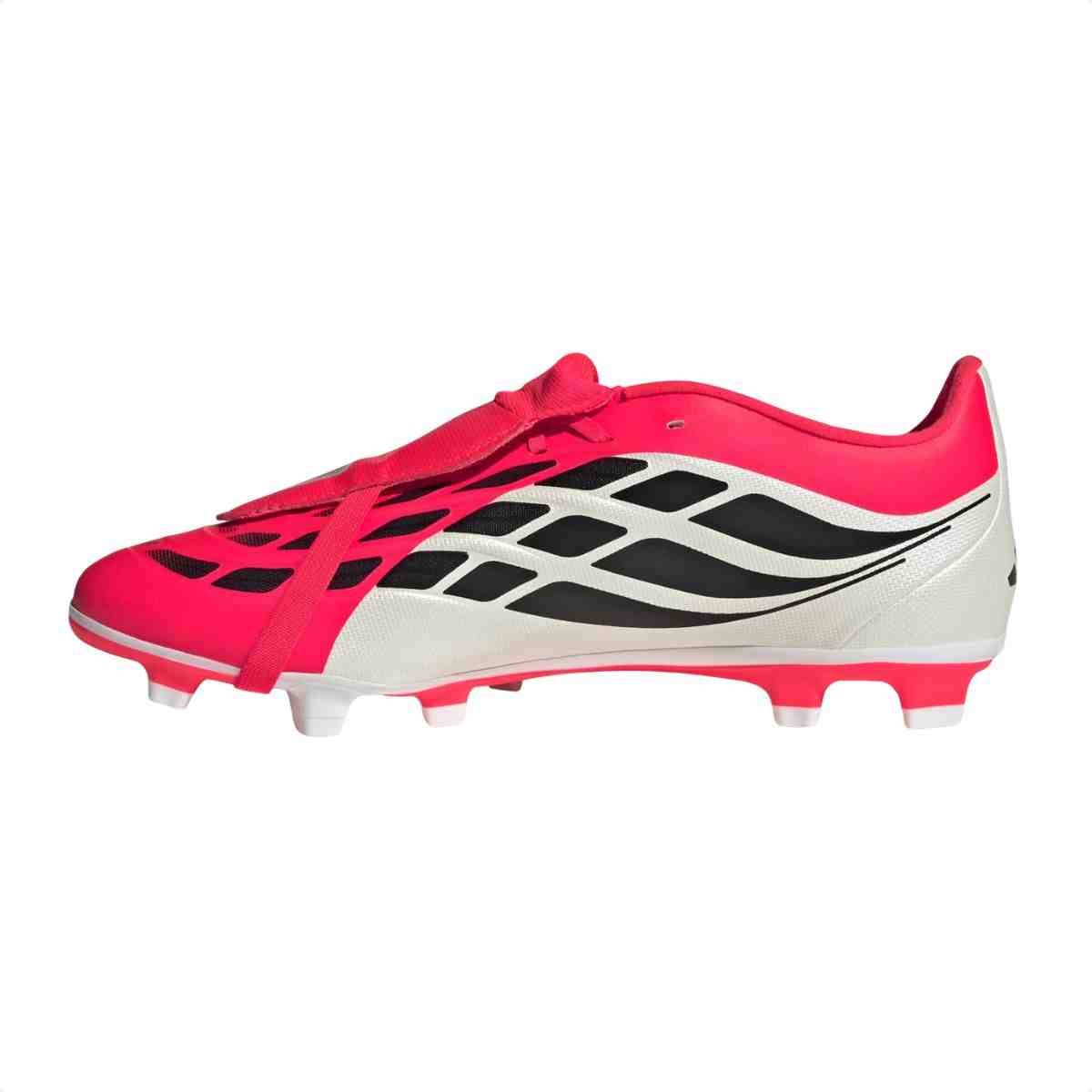 Chuteira Campo Masculino Adidas Predator Clb Branco Com Rosa Branco/Rosa 5