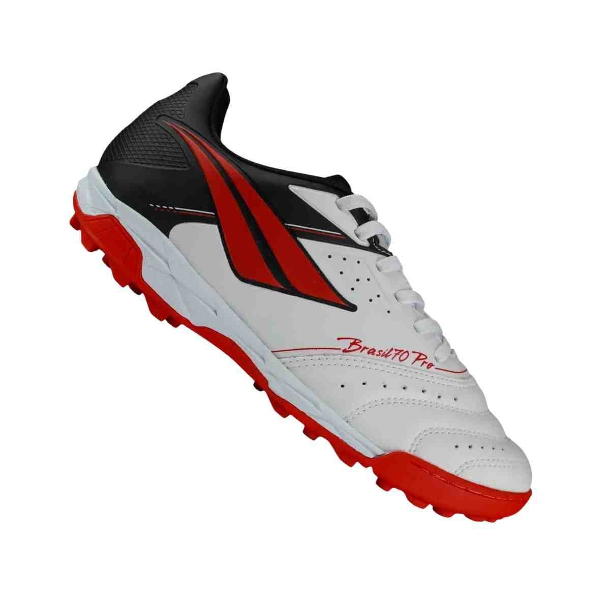 Chuteira Society Masculina Penalty Brasil 70 Pro Branca E Vermelha Branco 7