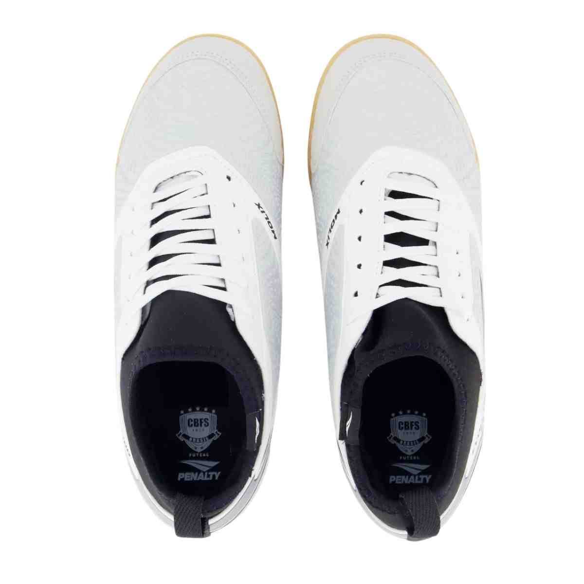 Chuteira Indoor Masculina Penalty Evolution Club Branca Branco 3