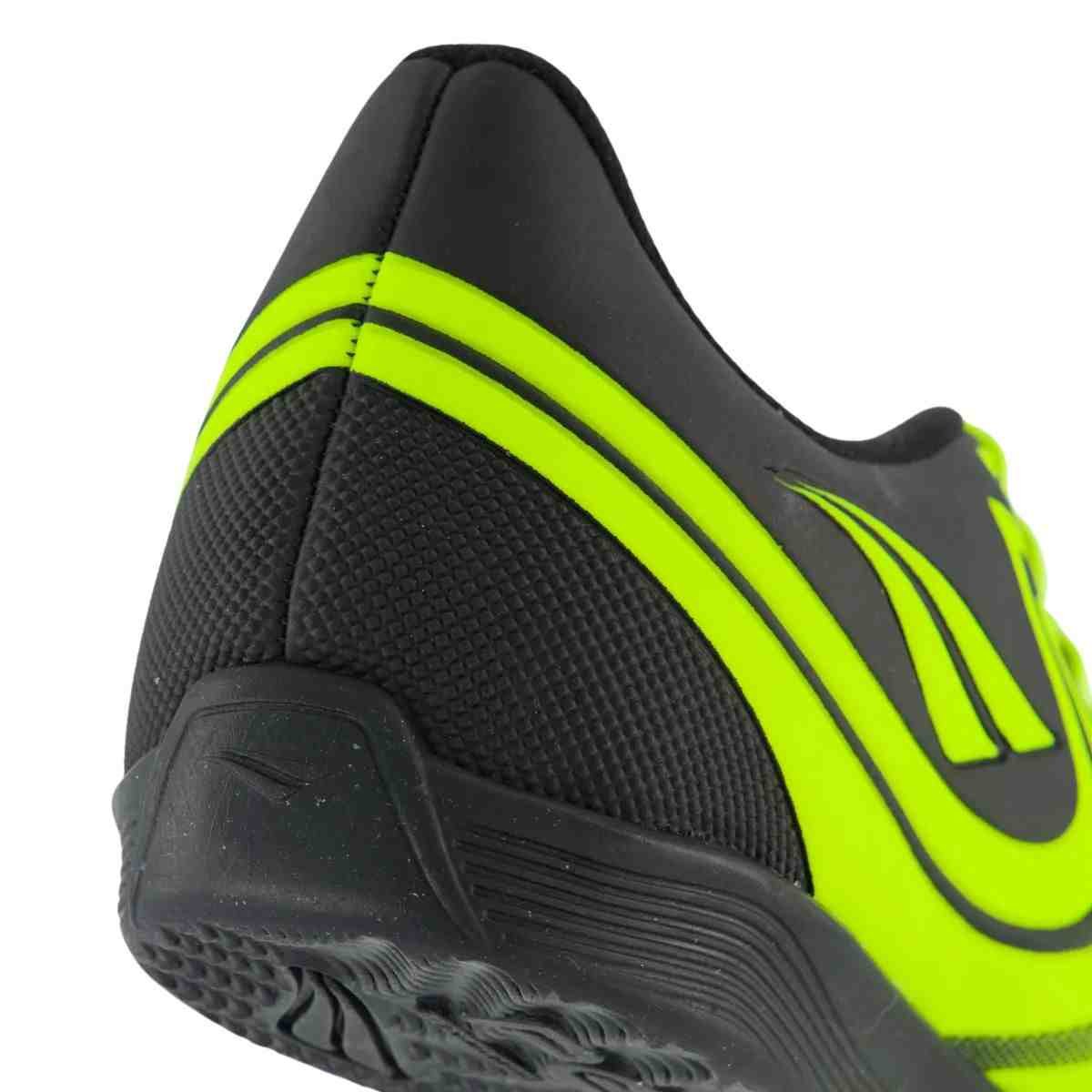 Chuteira Indoor Masculna Penalty Bravo Amarela Verde 5