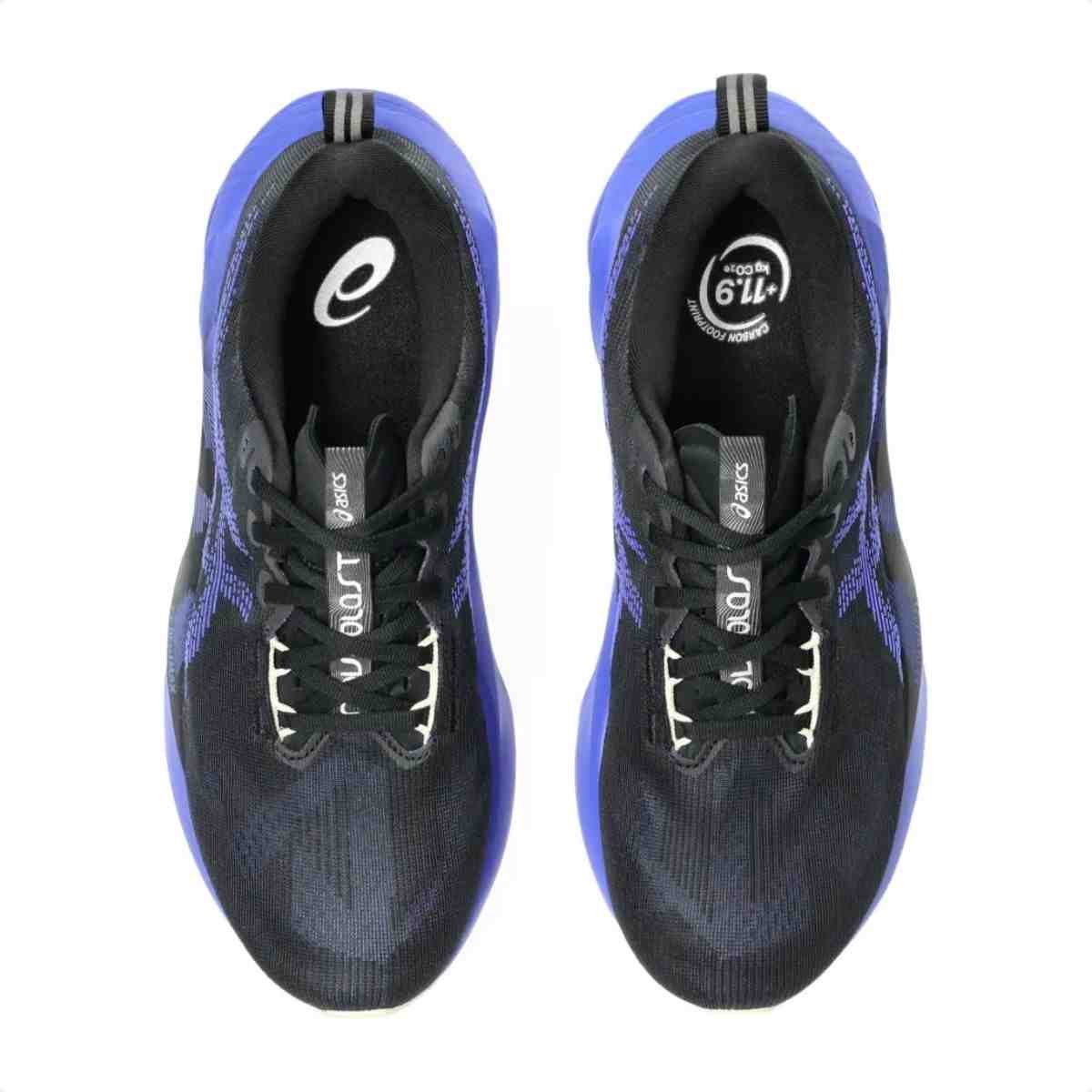 Tenis De Corrida Masculino Asics Novablast 5 Preto Preto/Azul 5