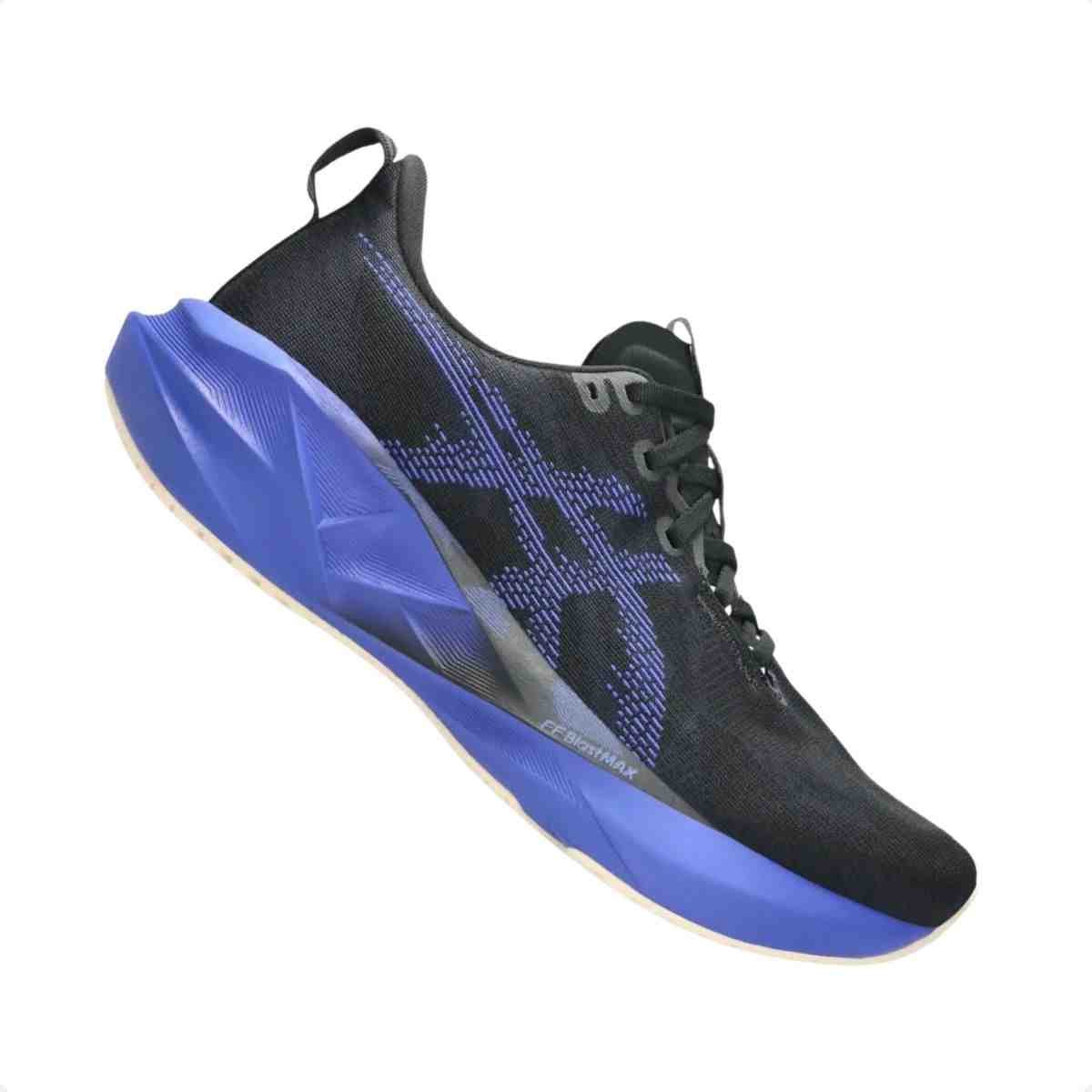 Tenis De Corrida Masculino Asics Novablast 5 Preto Preto/Azul 7