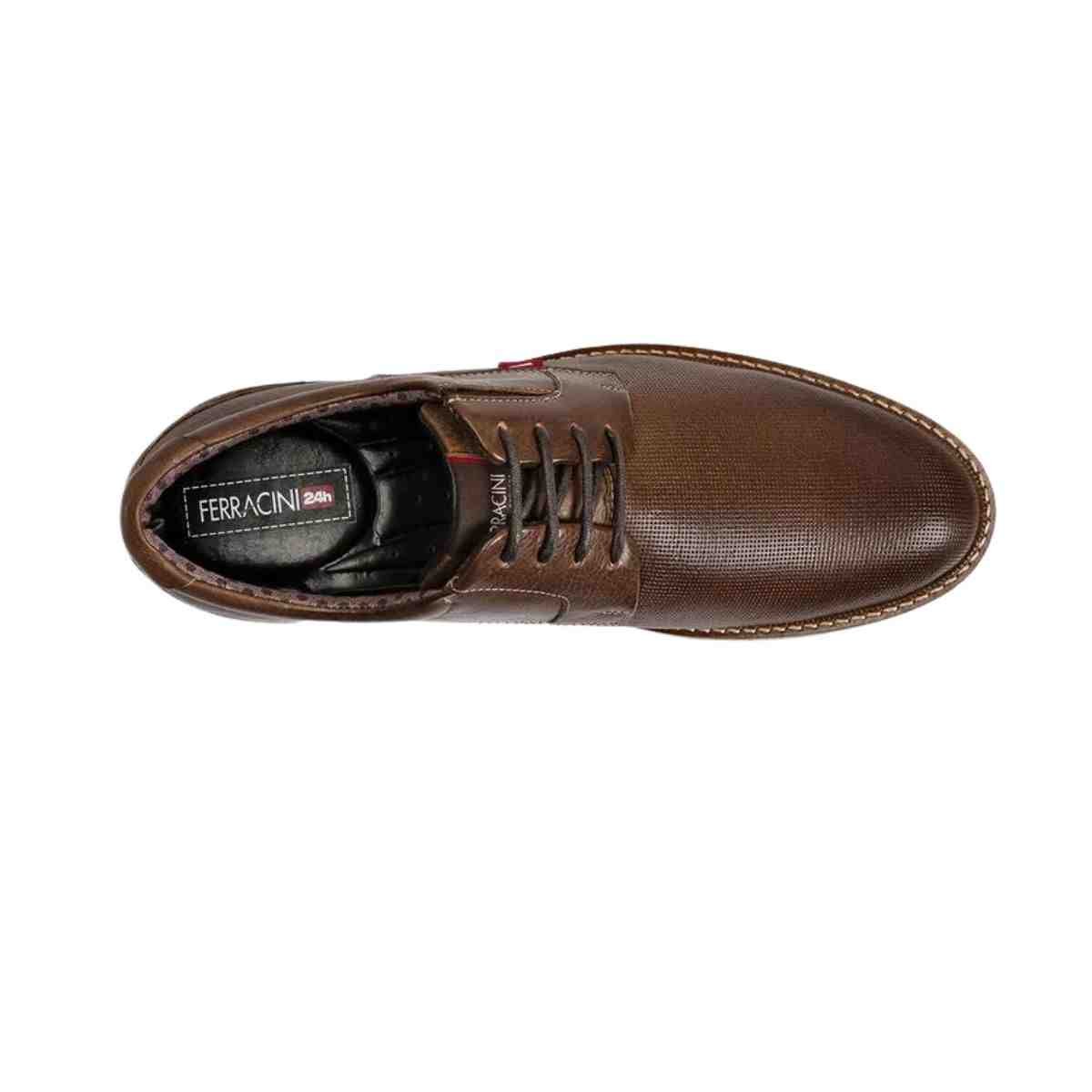 Sapato Masculino Esporte Fino Ferracini Kignston Marrom Marrom 6