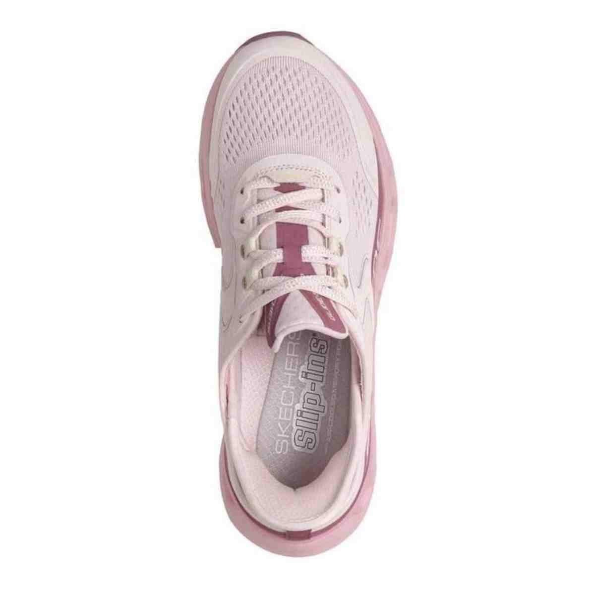 Tenis De Corrida Feminino Skechers Glide Step Altus Rosa Rosa 4