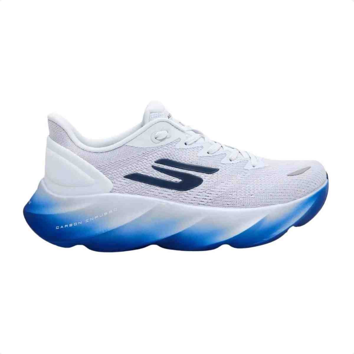 Tenis De Corrida Masculino Skechers Skx Aero Burst Azul Claro