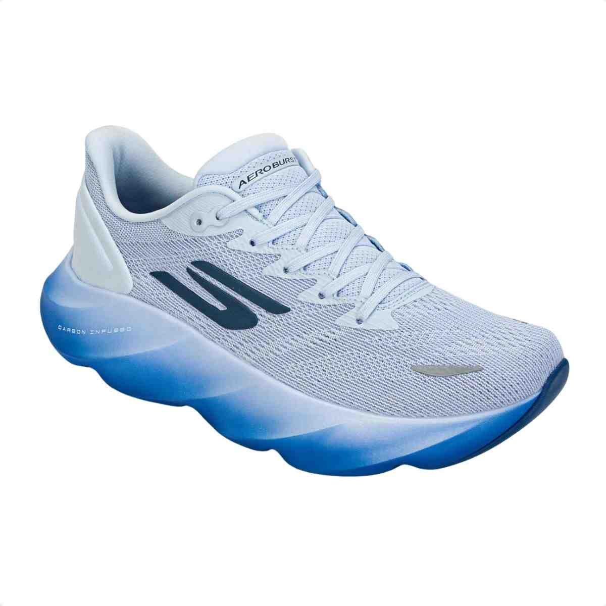 Tenis De Corrida Masculino Skechers Skx Aero Burst Azul Claro Azul 2