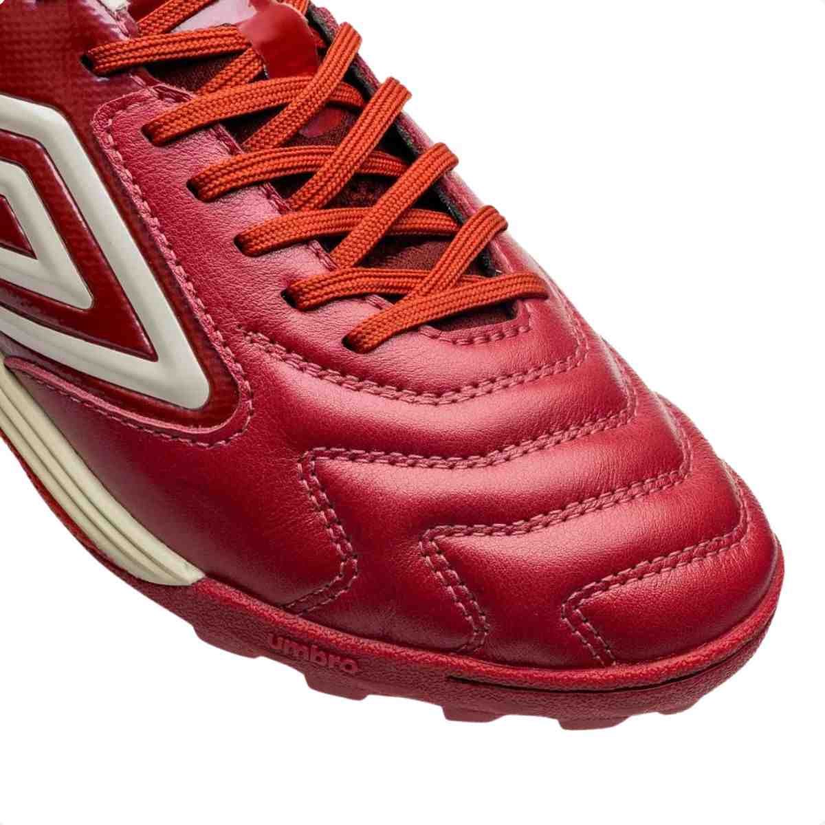 Chuteira Society Masculino Umbro Adamant Master Class Pro Bump Vinho Vermelho 3