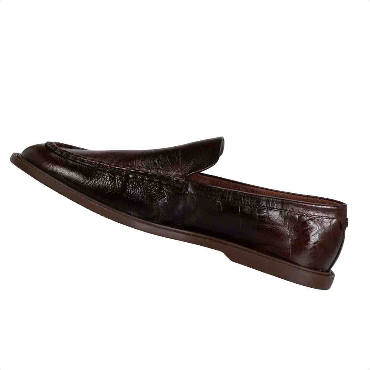 Sapato Feminino Mocassim Capodarte Marrom Marrom 3