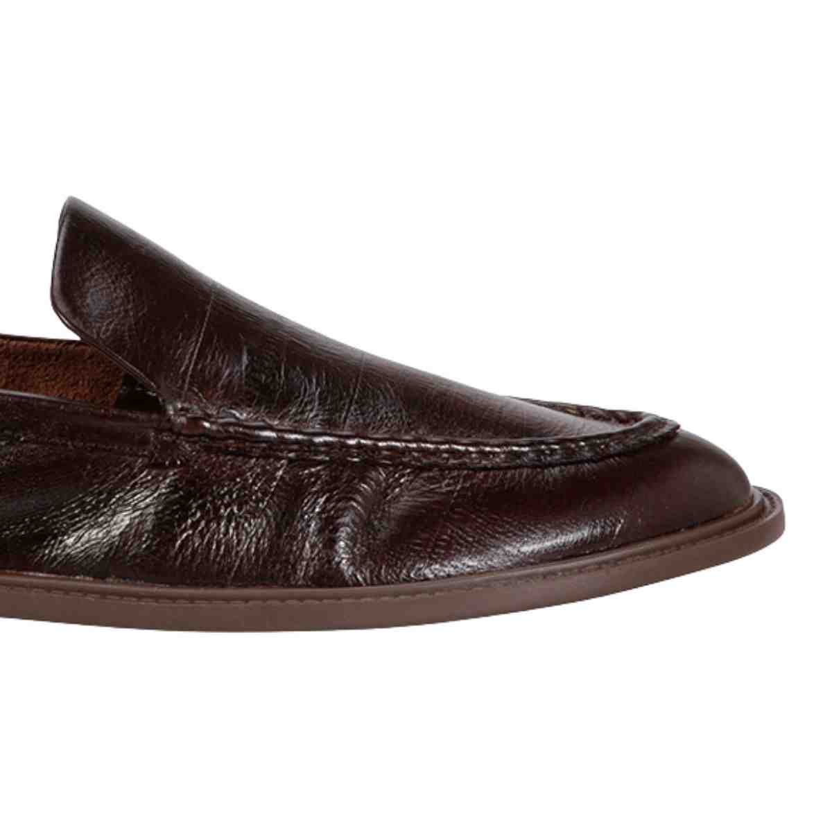 Sapato Feminino Mocassim Capodarte Marrom Marrom 6