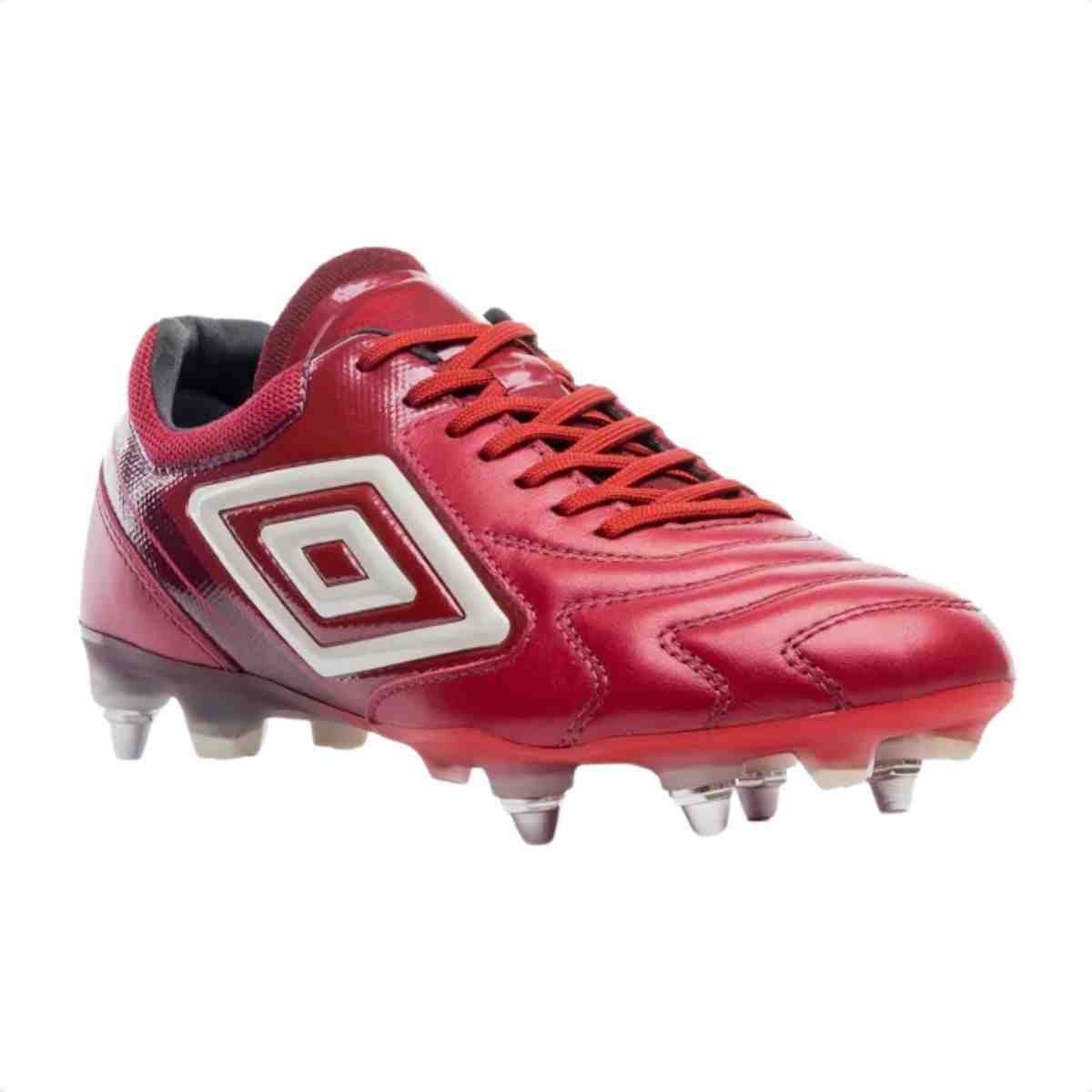 Chuteira Campo Masculino Umbro Adamant Master Class Pro Sg Vinho Vermelho 2