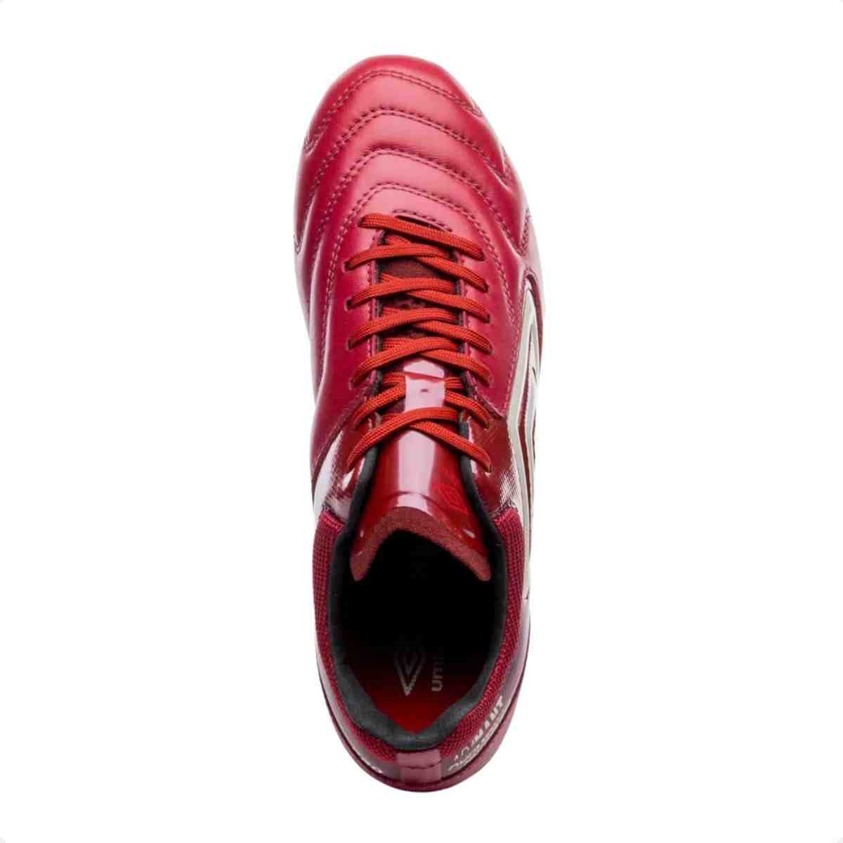 Chuteira Campo Masculino Umbro Adamant Master Class Pro Sg Vinho Vermelho 6