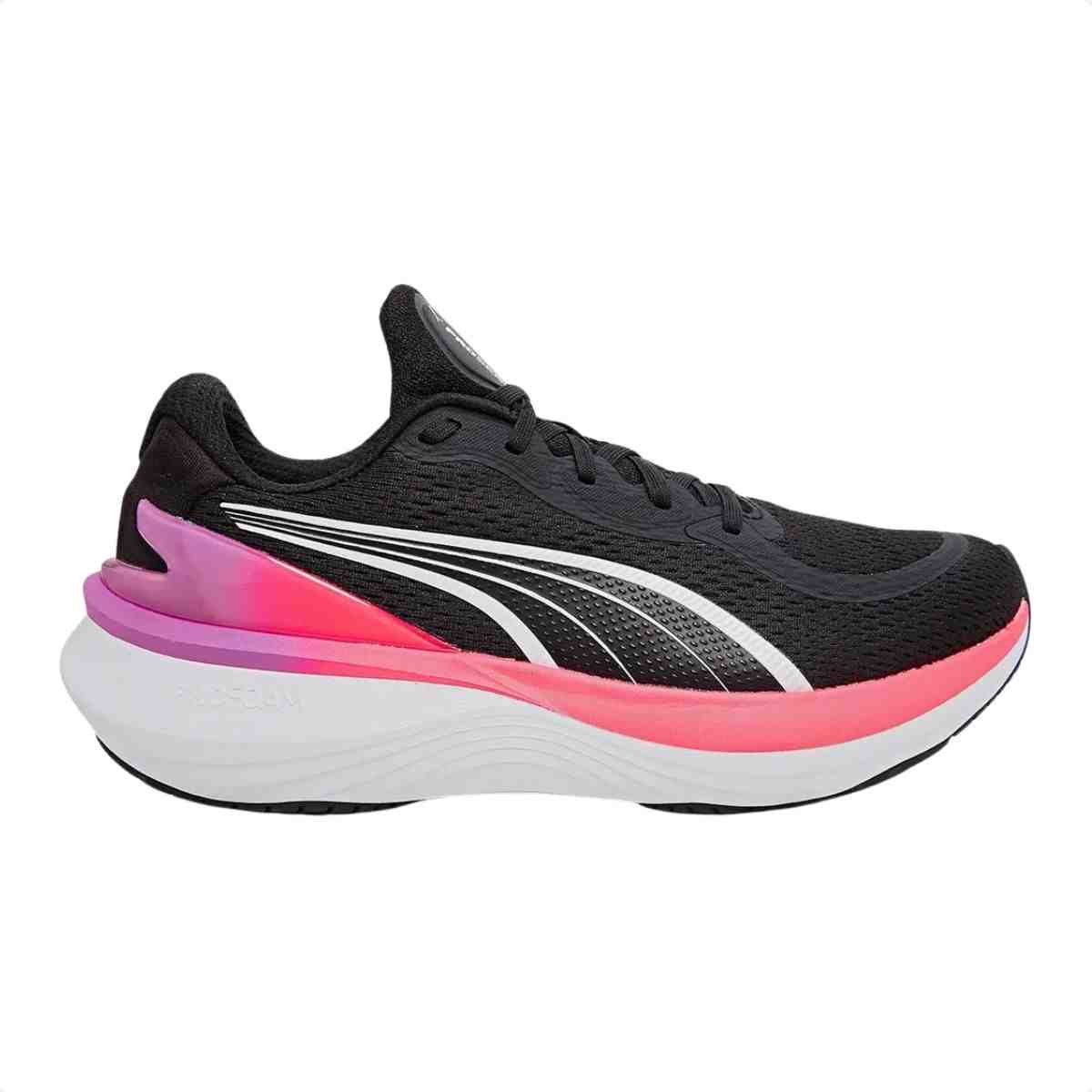 Tenis De Corrida Feminino Puma Scend Pro 2 Preto Com Rosa
