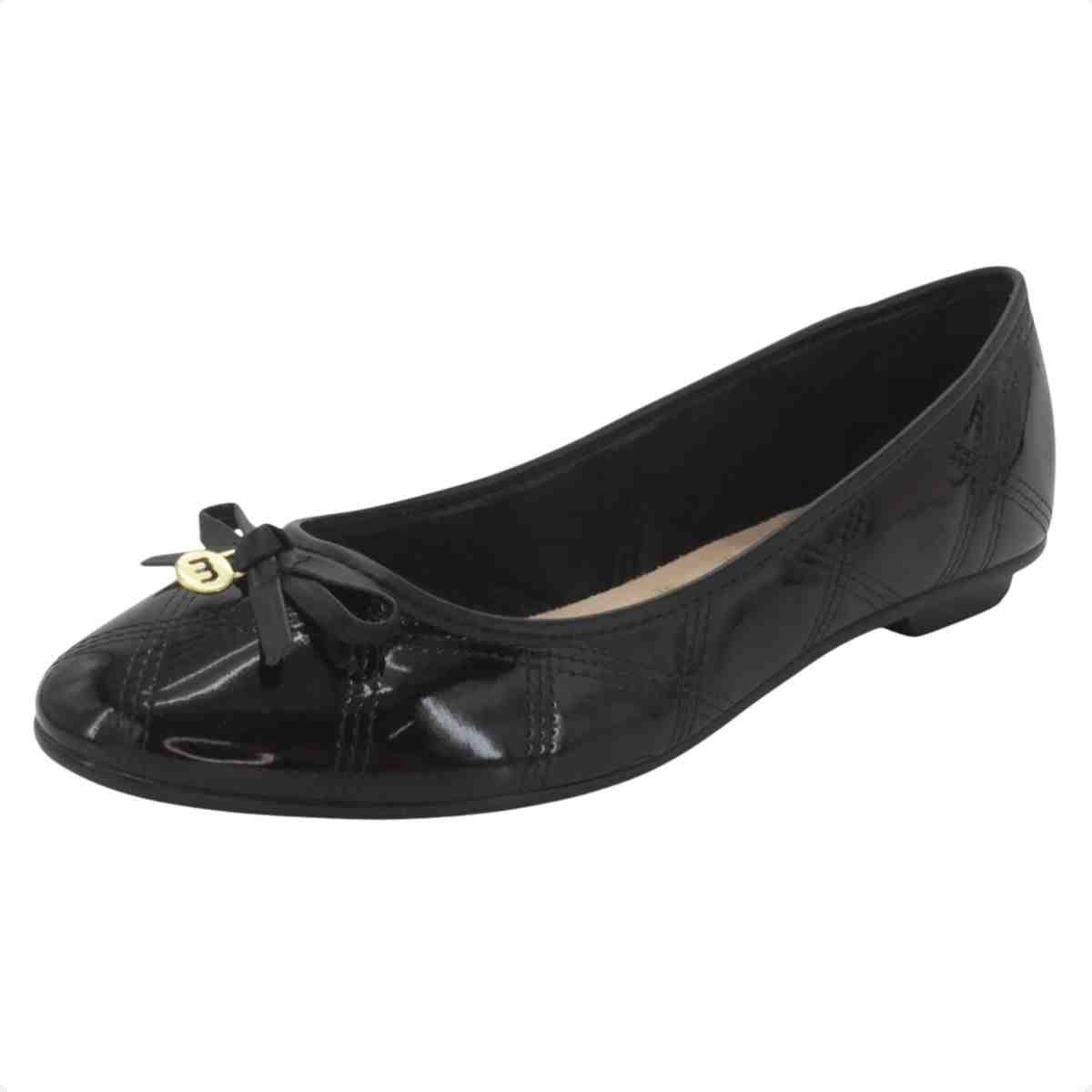 Sapatilha Feminina Moleca Preto Preto 2
