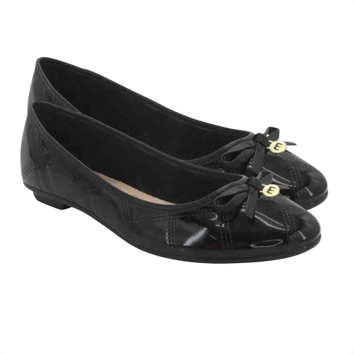 Sapatilha Feminina Moleca Preto Preto 3