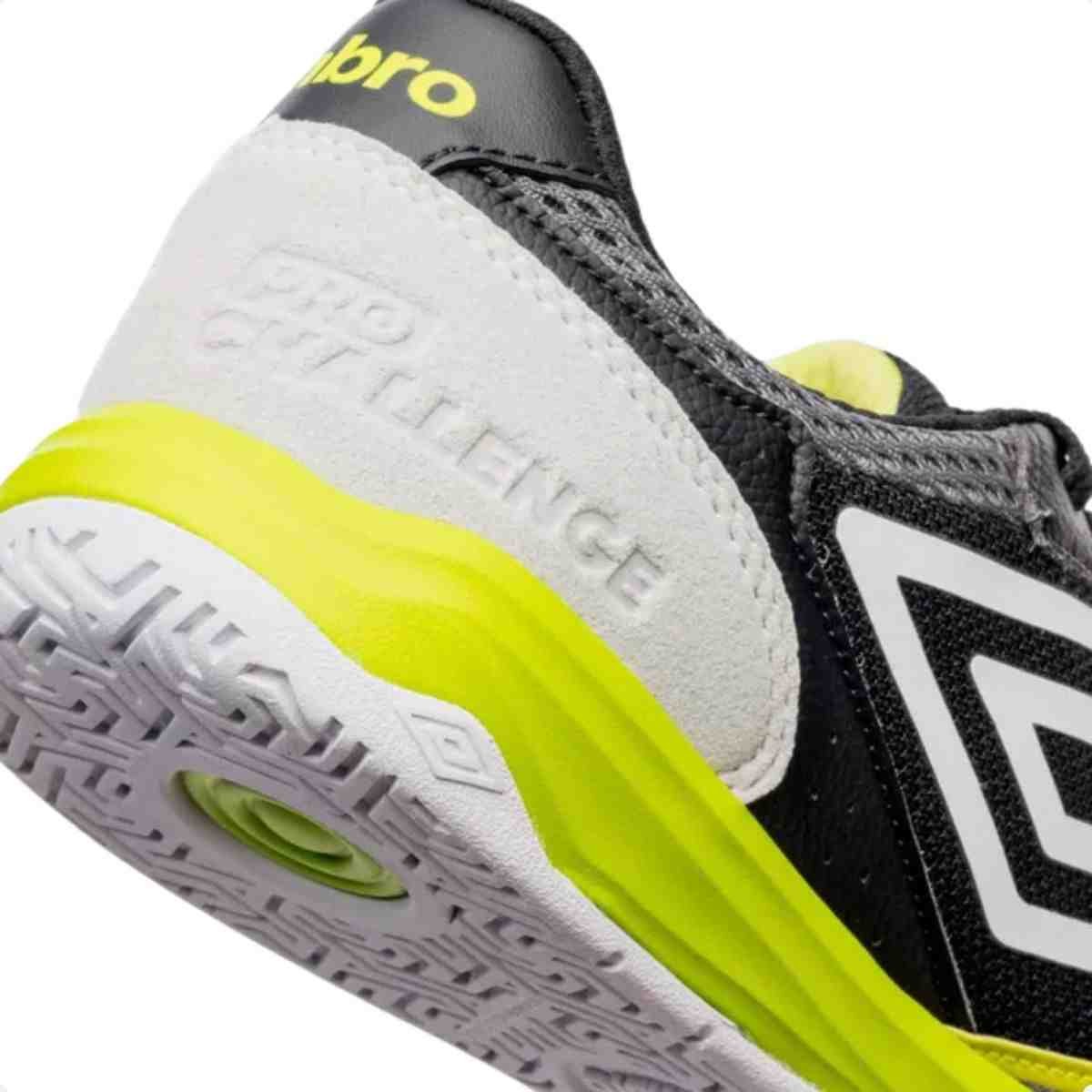 Chuteira Indoor Masculino Umbro Pro Challenge Uptake Preto Preto 7
