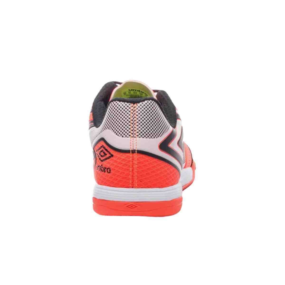Chuteira Indoor Masculino Umbro Pro 5 Bump Club Coral Laranja 4