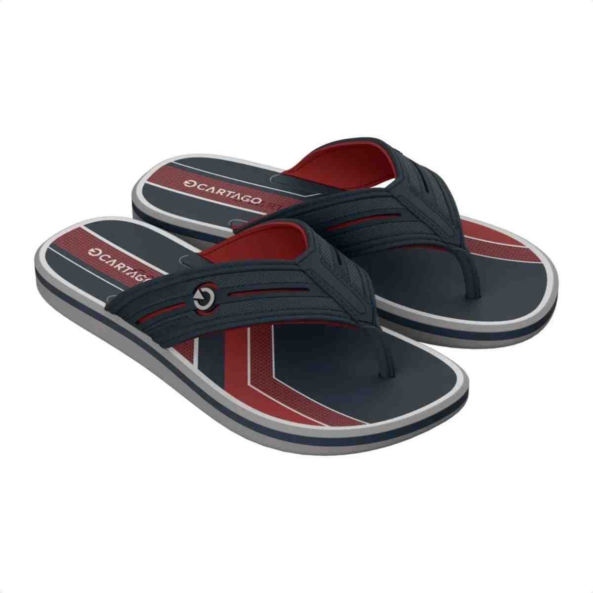 Chinelo Dedo Masculino Cartago Palermo Iii Azul Azul Marinho 2