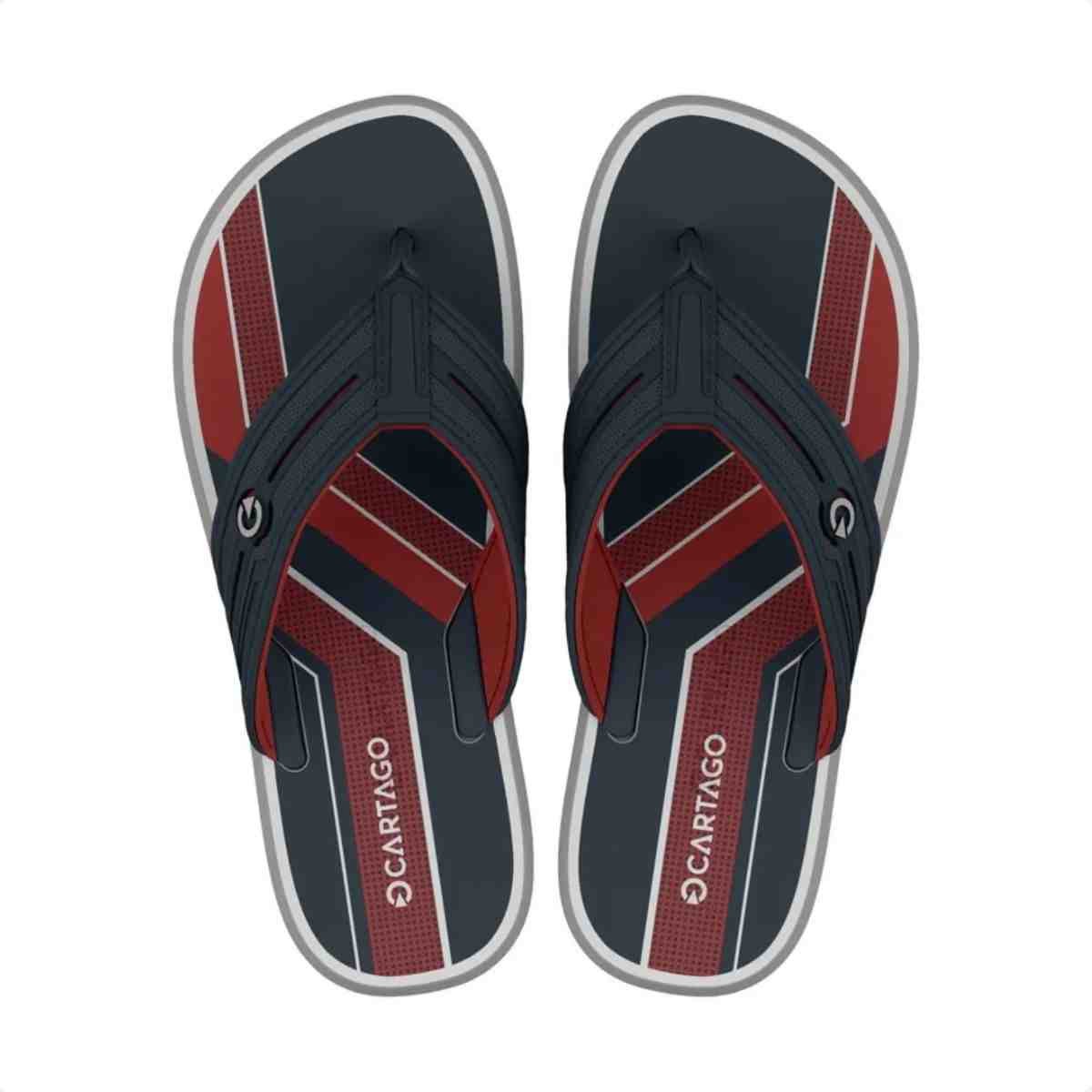 Chinelo Dedo Masculino Cartago Palermo Iii Azul Azul Marinho 3