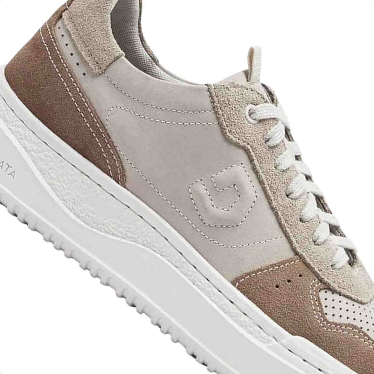 Sapatenis Masculino Democrata Block Creme Bege 7