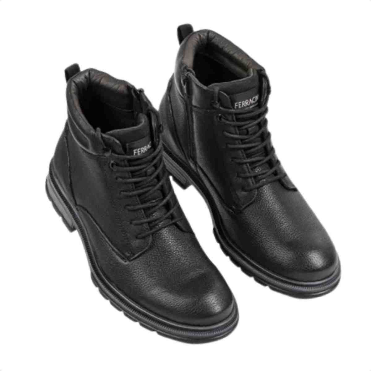 Bota Masculina Ferracini Coturno Preto Preto 2