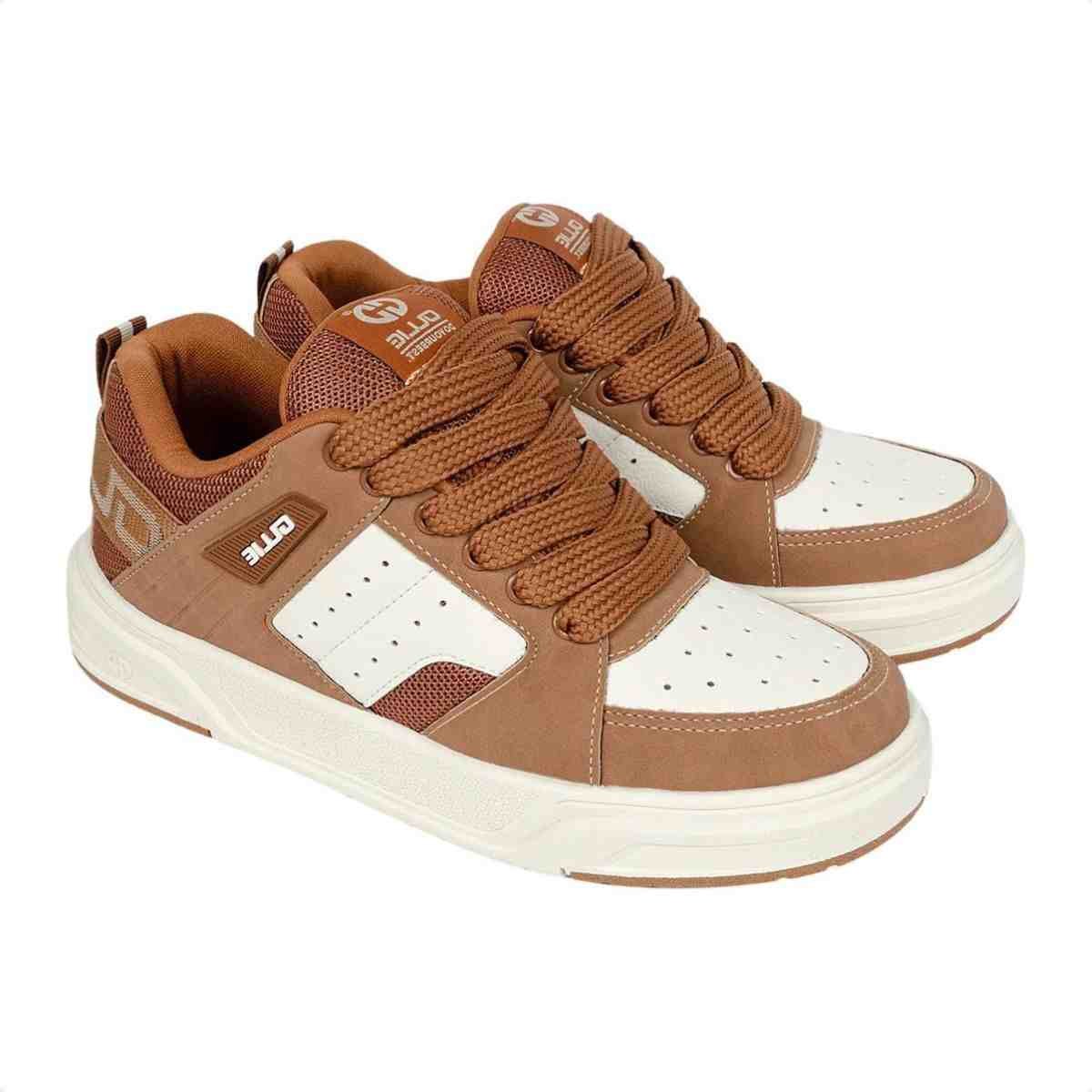 Tenis Street Masculino Ollie Nitro 2 Marrom Marrom 2