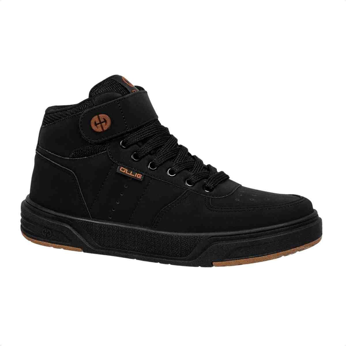 Tenis Street Masculino Ollie Alpha4 500 Preto Preto 2