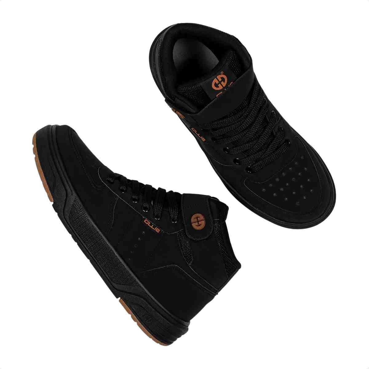 Tenis Street Masculino Ollie Alpha4 500 Preto Preto 3