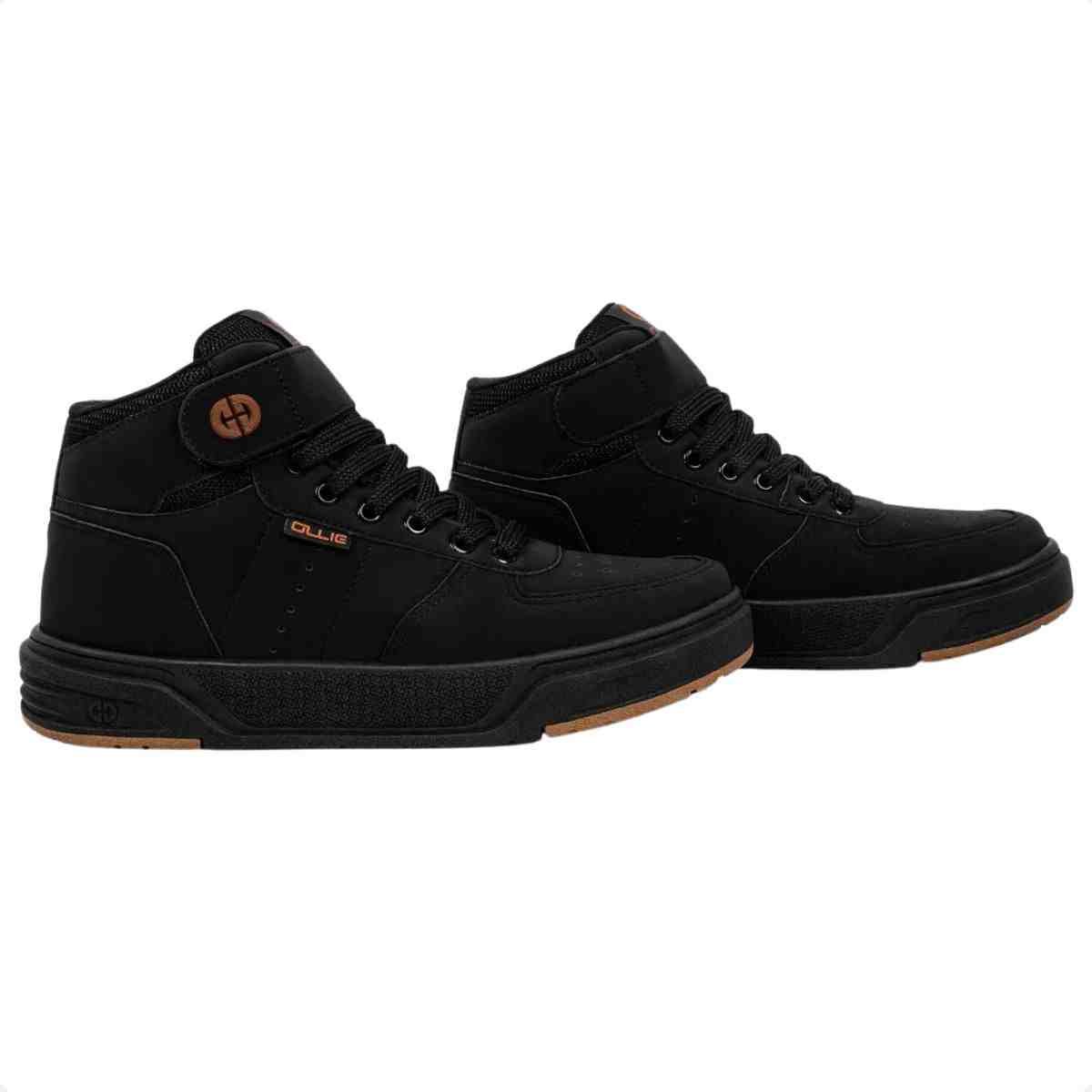 Tenis Street Masculino Ollie Alpha4 500 Preto Preto 6