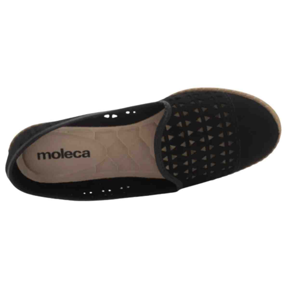 Sapatilha Femimina Alpargata Moleca Preta Preto 6