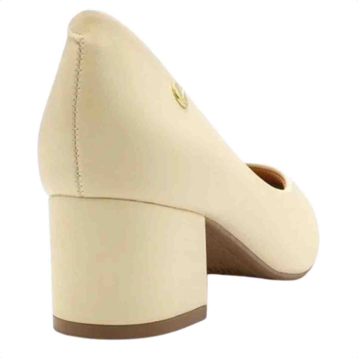 Sapato Scarpin Feminino Vizzano Branco Off Off White 4