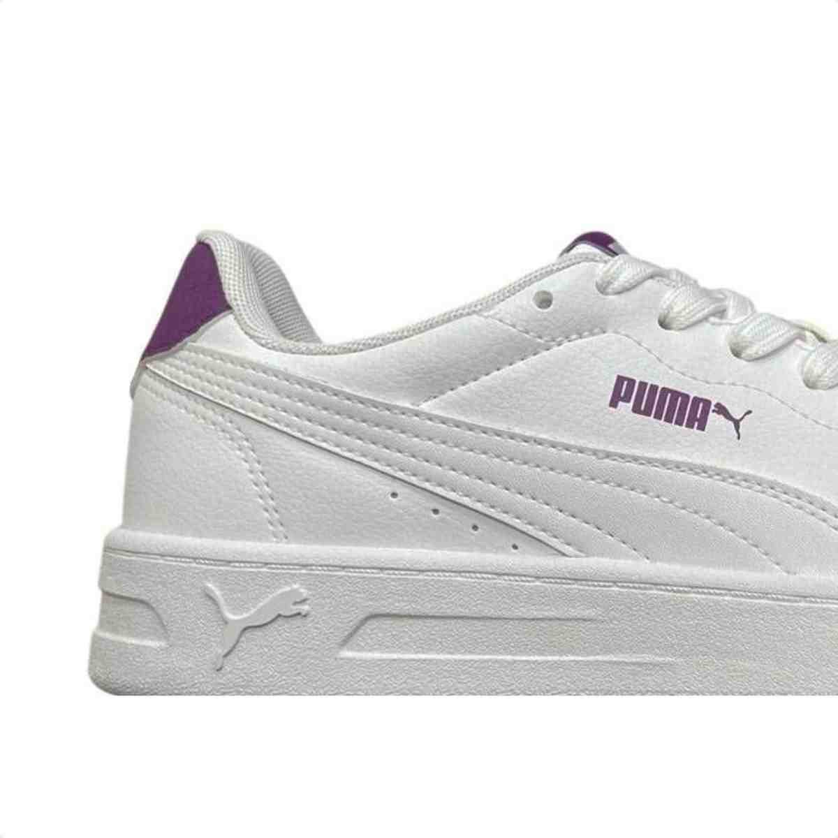 Tenis Casual Feminino Puma Court Lally Bdp Branco Branco 2