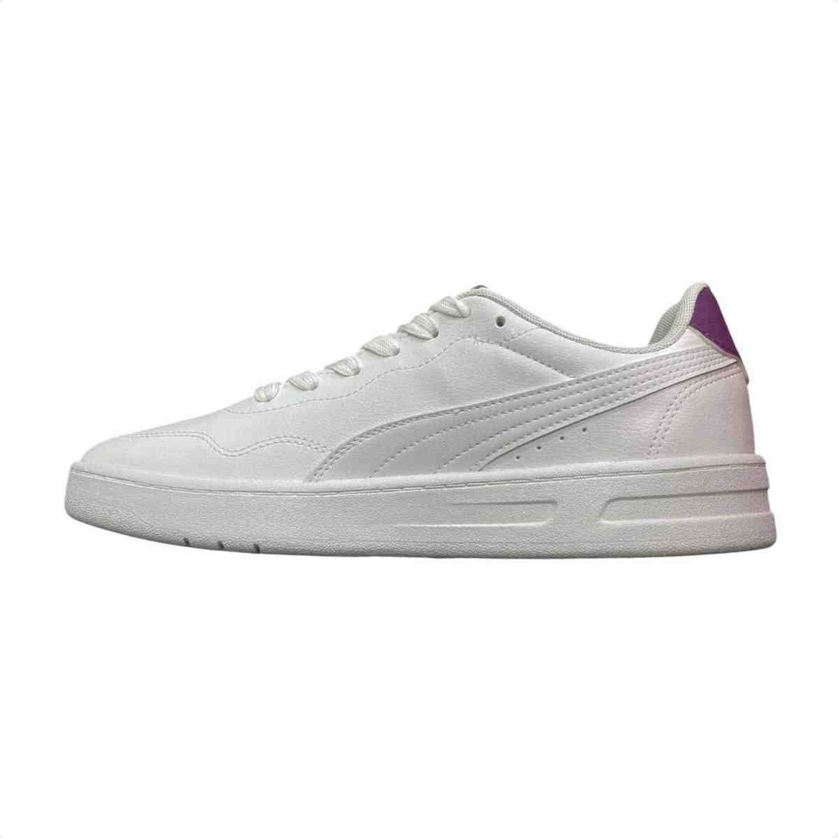 Tenis Casual Feminino Puma Court Lally Bdp Branco Branco 3