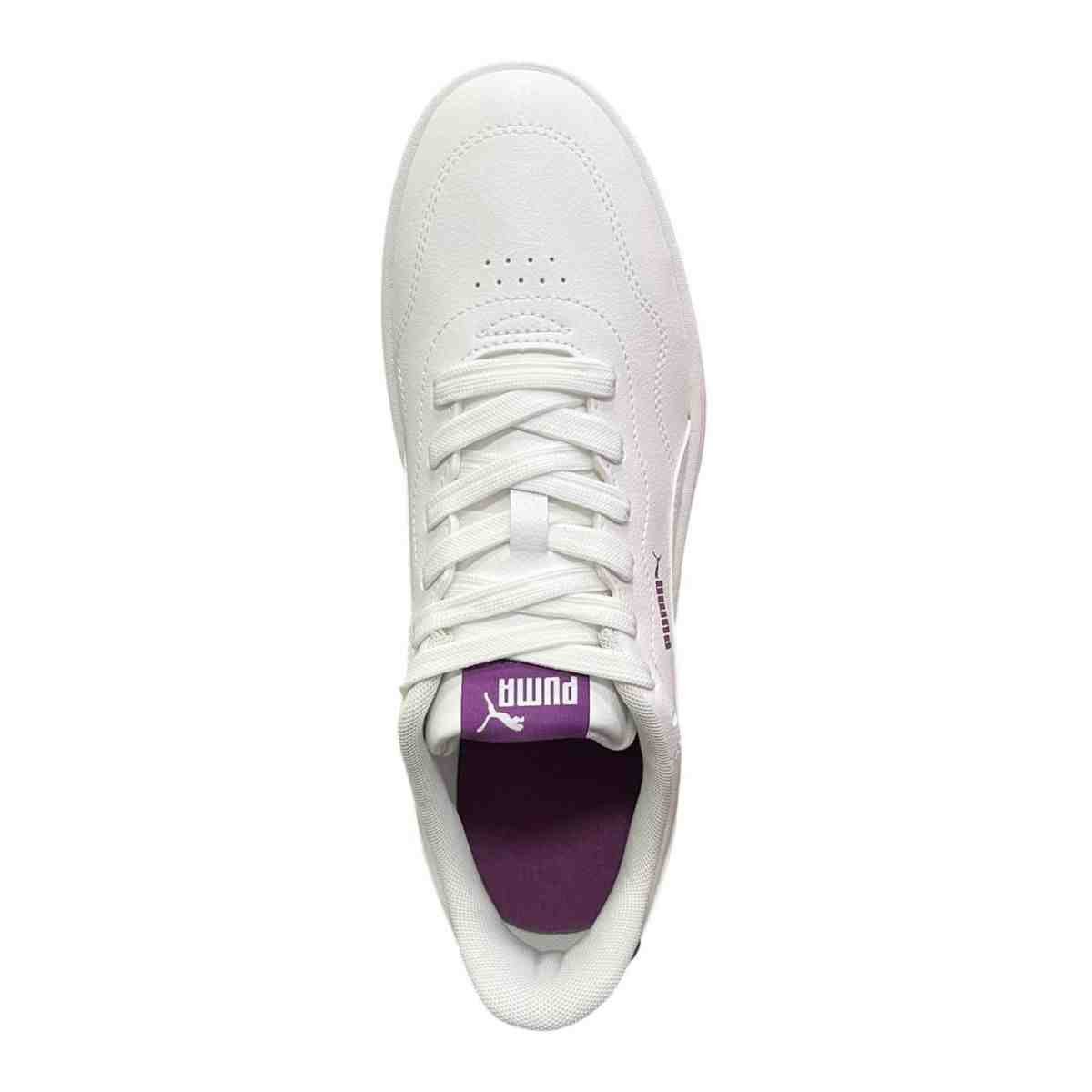 Tenis Casual Feminino Puma Court Lally Bdp Branco Branco 4
