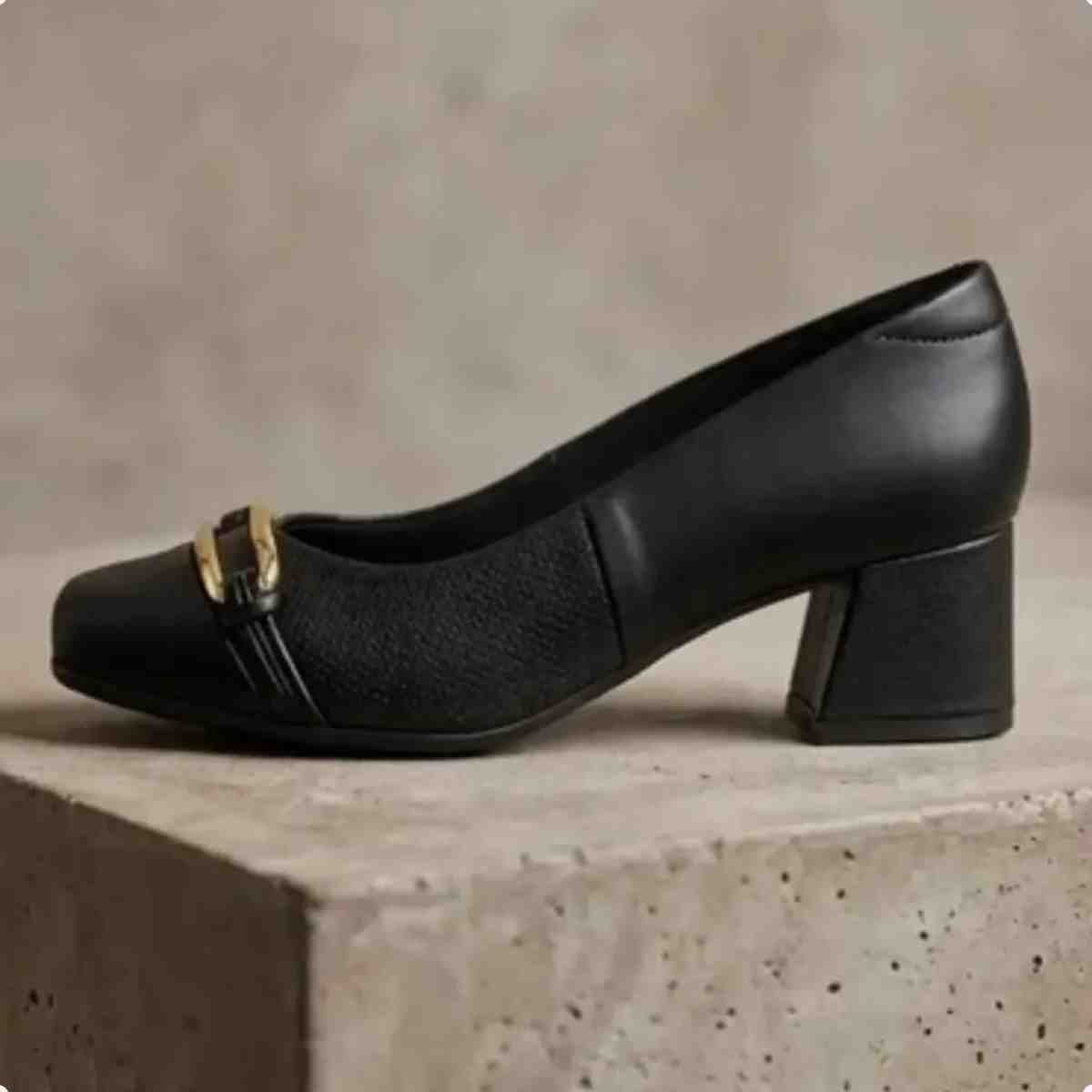 Sapato Feminino Scarpin Modare Preto Preto 2
