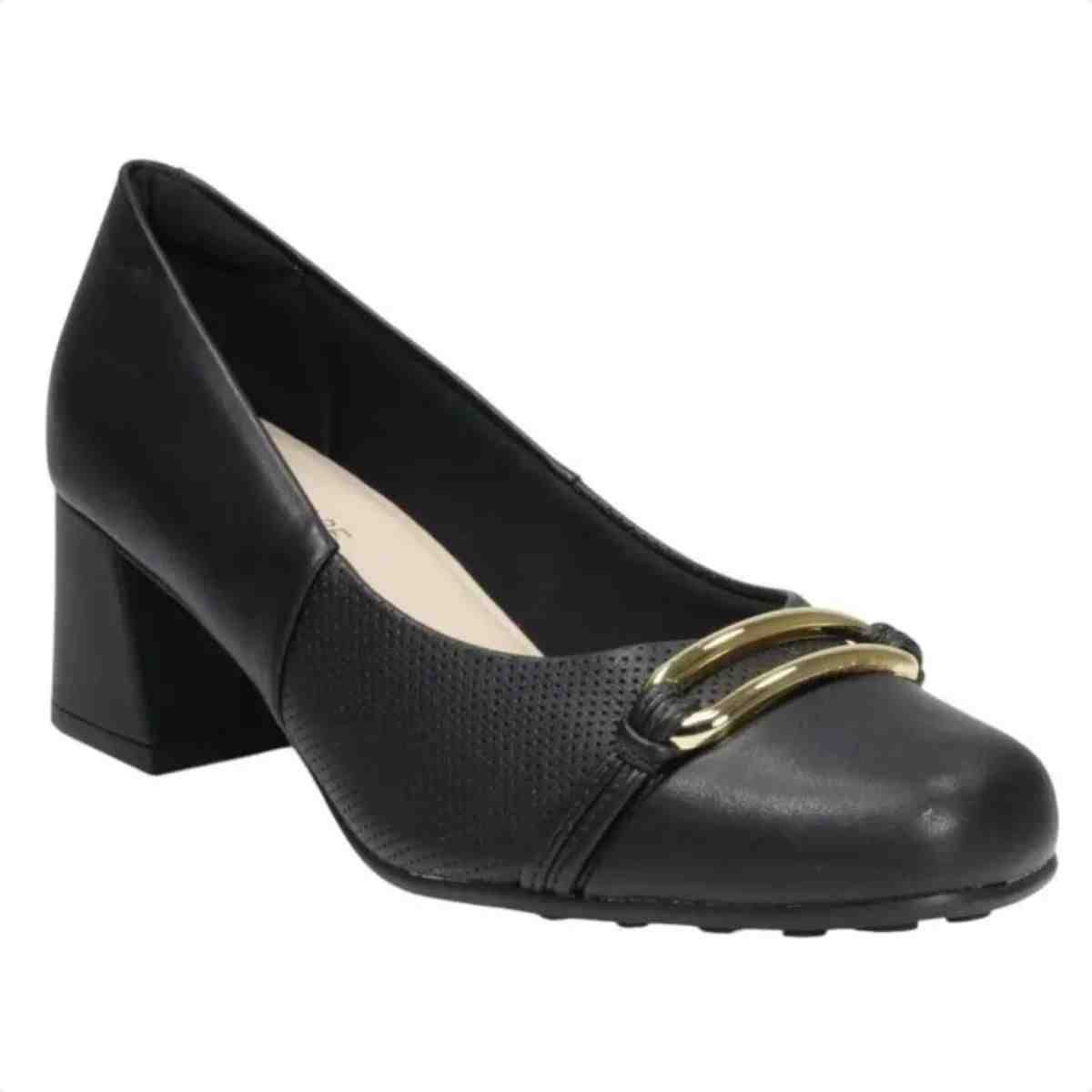 Sapato Feminino Scarpin Modare Preto Preto 4