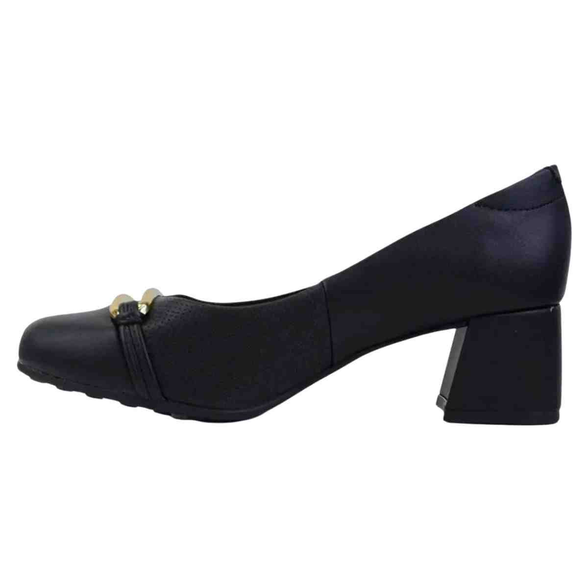 Sapato Feminino Scarpin Modare Preto Preto 5