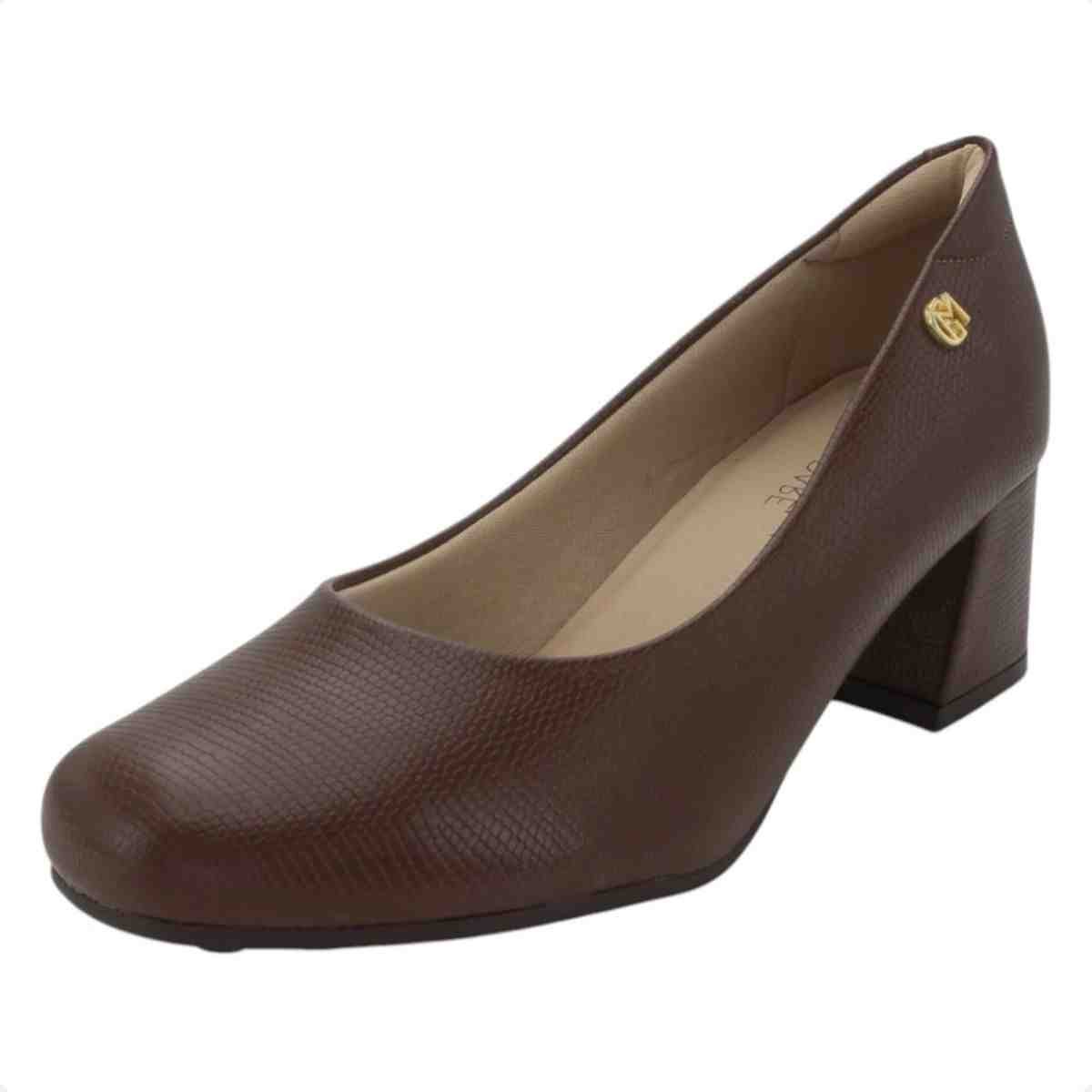 Sapato Feminino Scarpin Modare Marrom Marrom 2