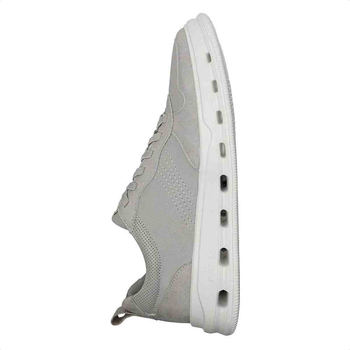 Sapatênis Masculino Democrata Groove Full Light Cinza Cinza 5