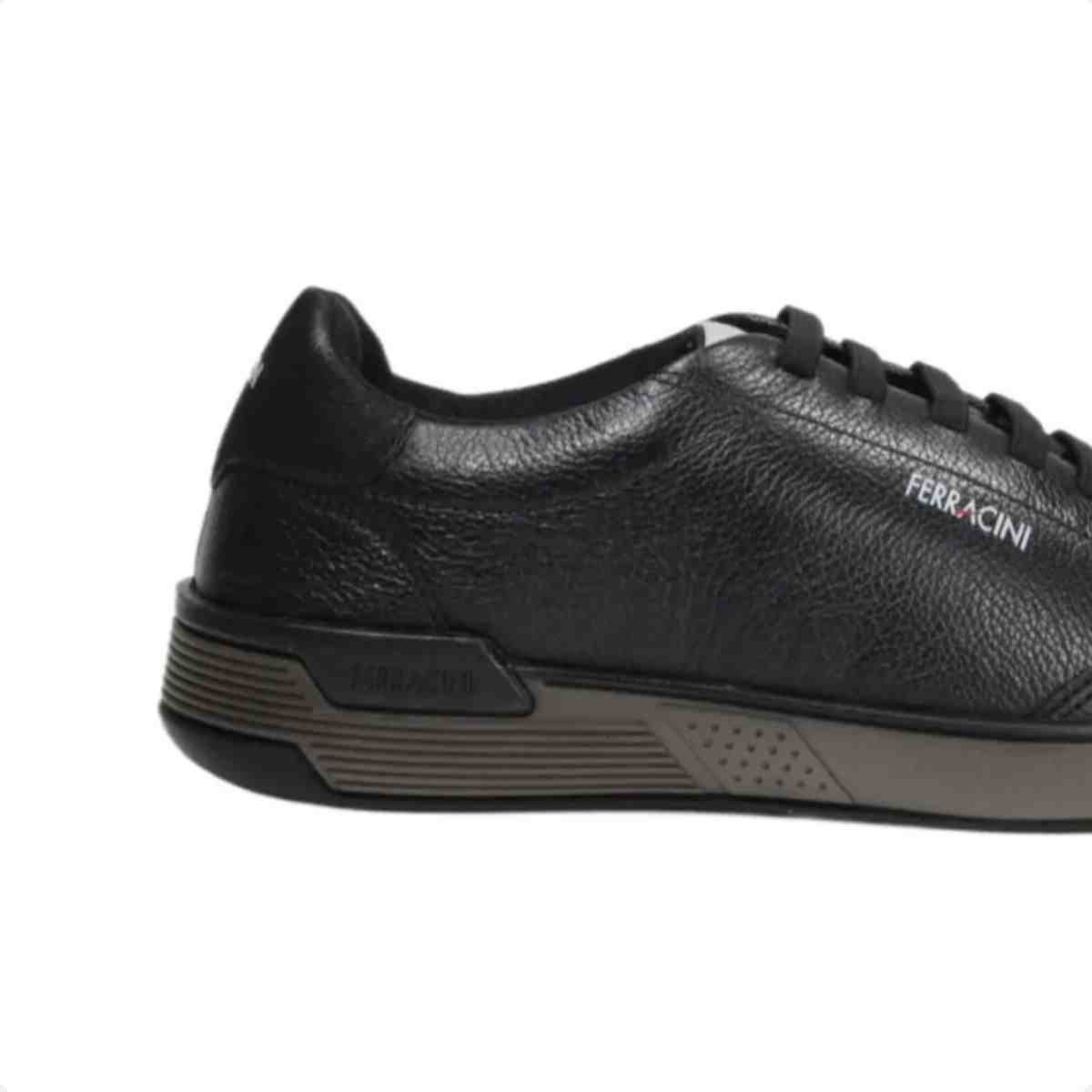 Sapatênis Masculino Ferracini Milan Preto Preto 6