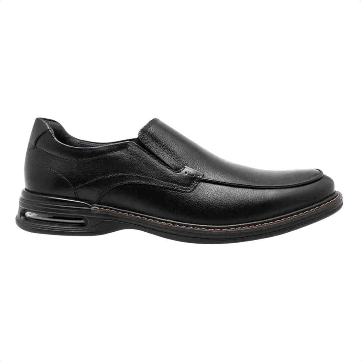 Sapato Esporte Fino Masculino Democrata Air Magnum Preto