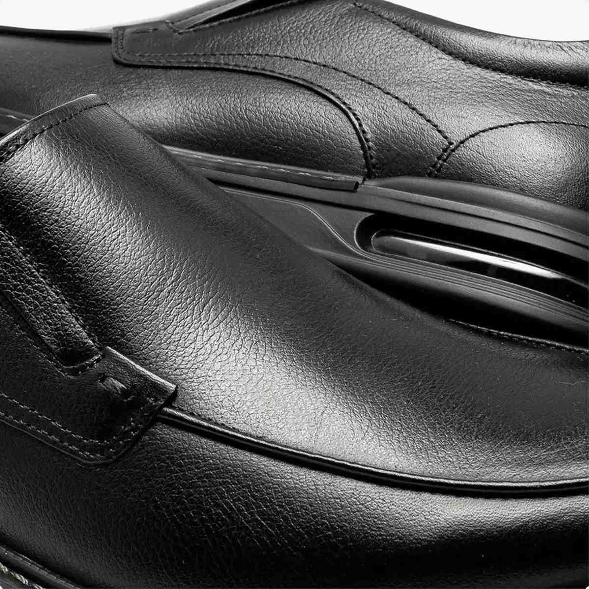Sapato Esporte Fino Masculino Democrata Air Magnum Preto Preto 3