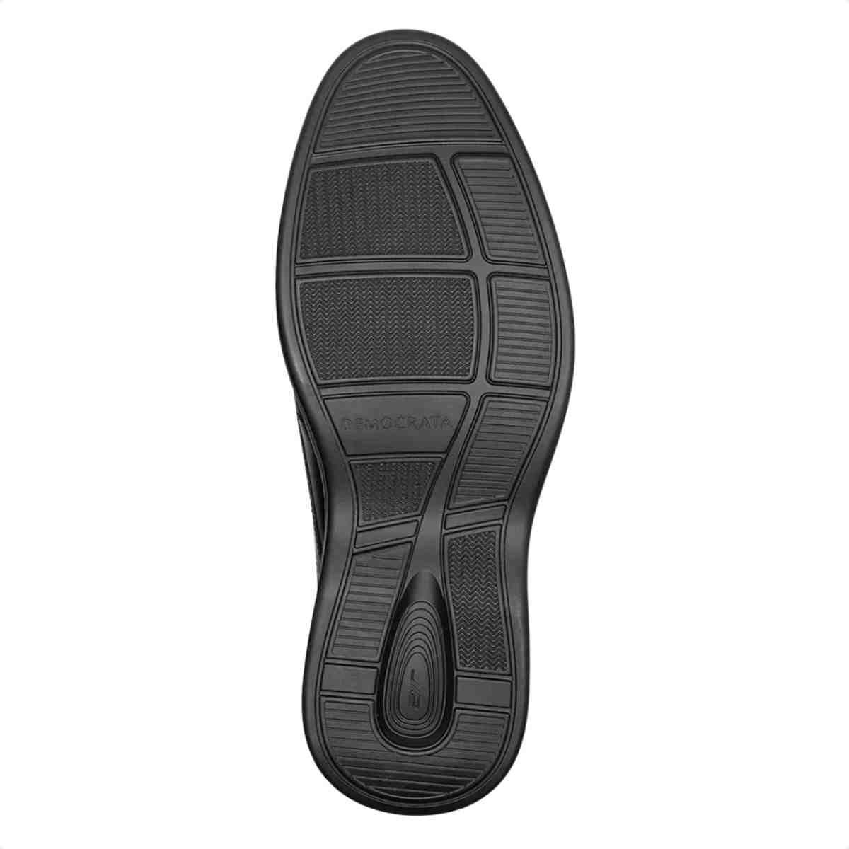 Sapato Esporte Fino Masculino Democrata Air Magnum Preto Preto 5