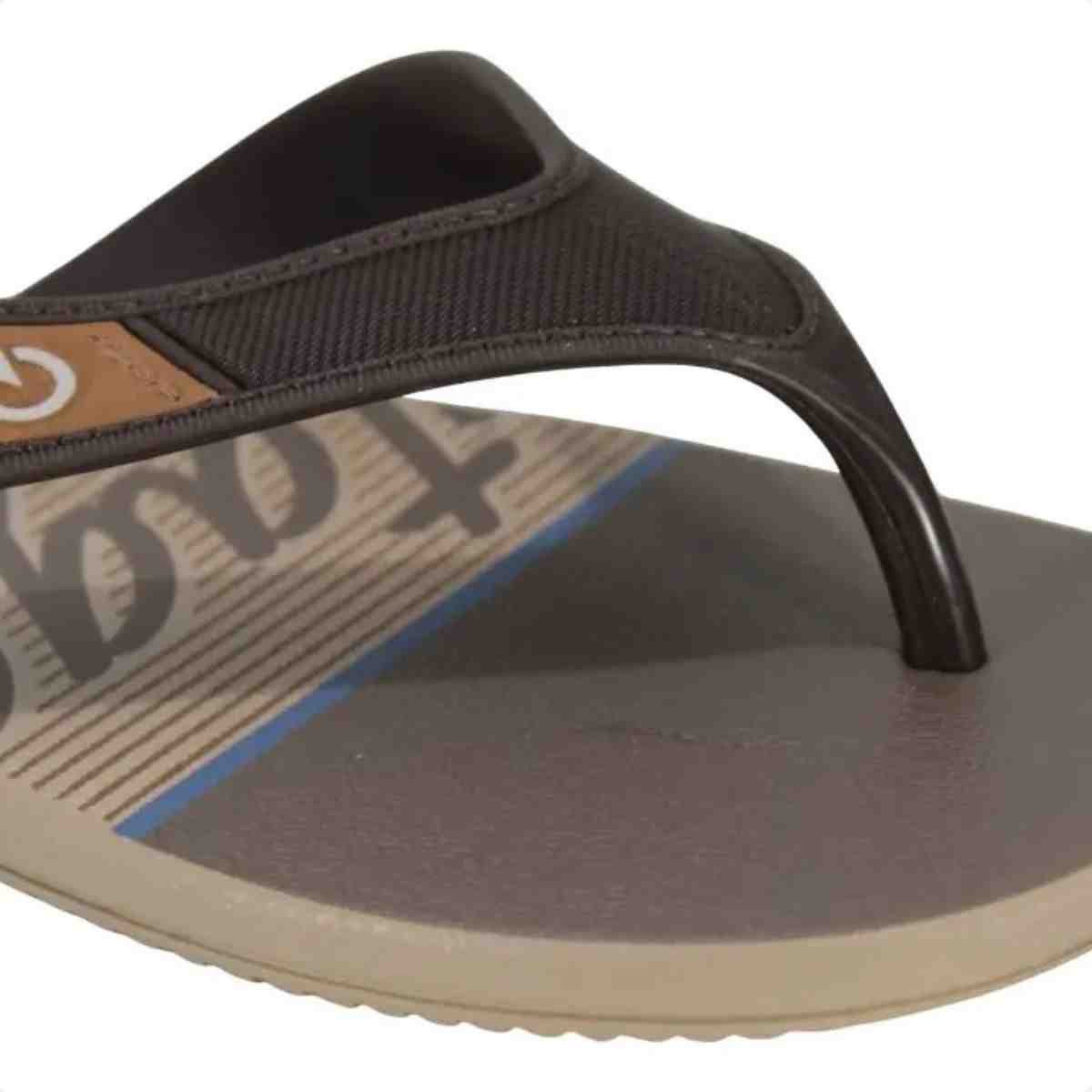 Chinelo Dedo Masculino Cartago Dakar Bege Marrom 3
