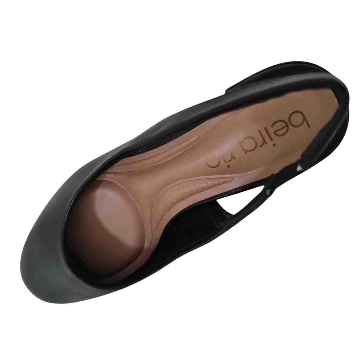 Sapato Feminino Slingback Beira Rio Preto Preto 5