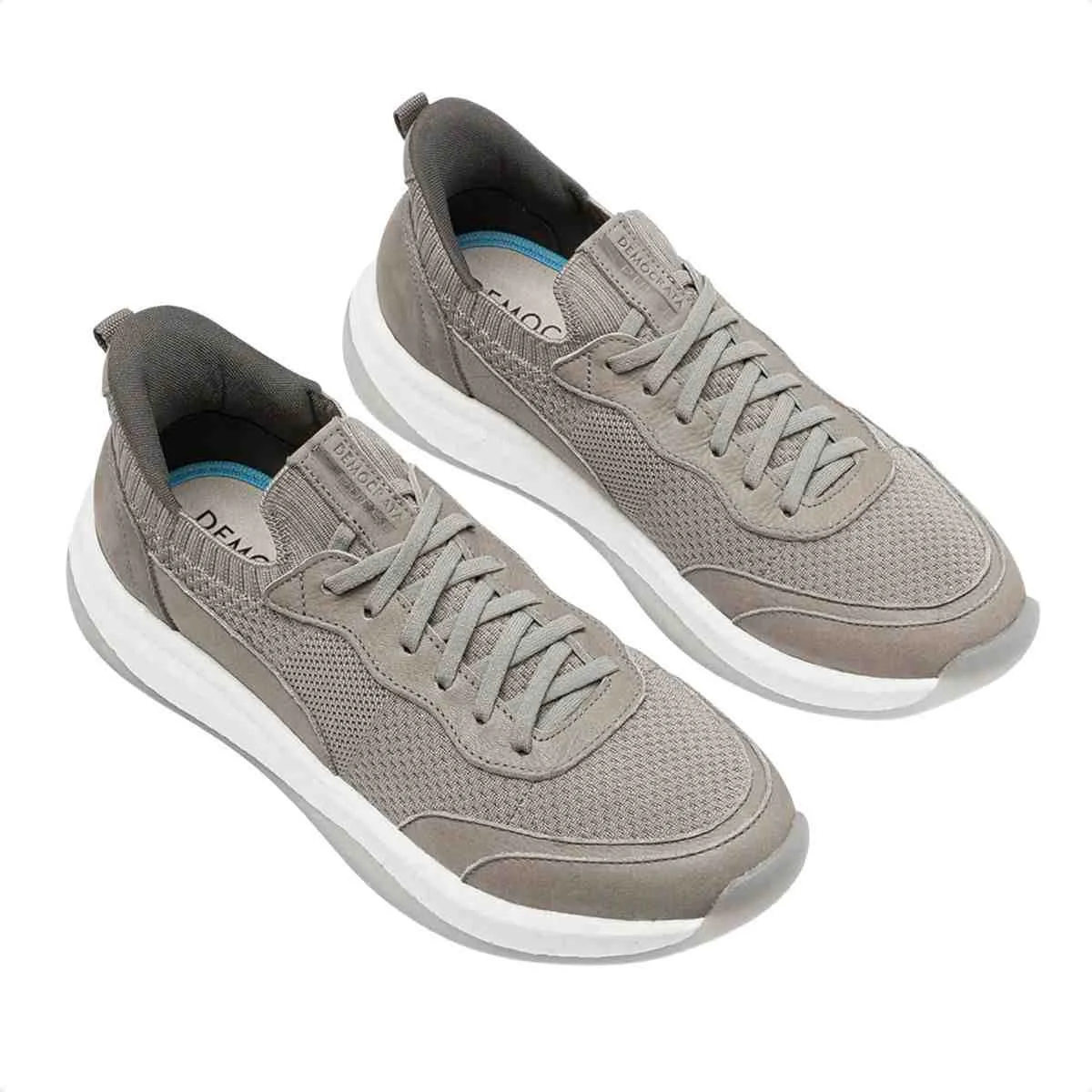 Sapatênis Masculino Democrata Draft Pulse Cinza Cinza 2