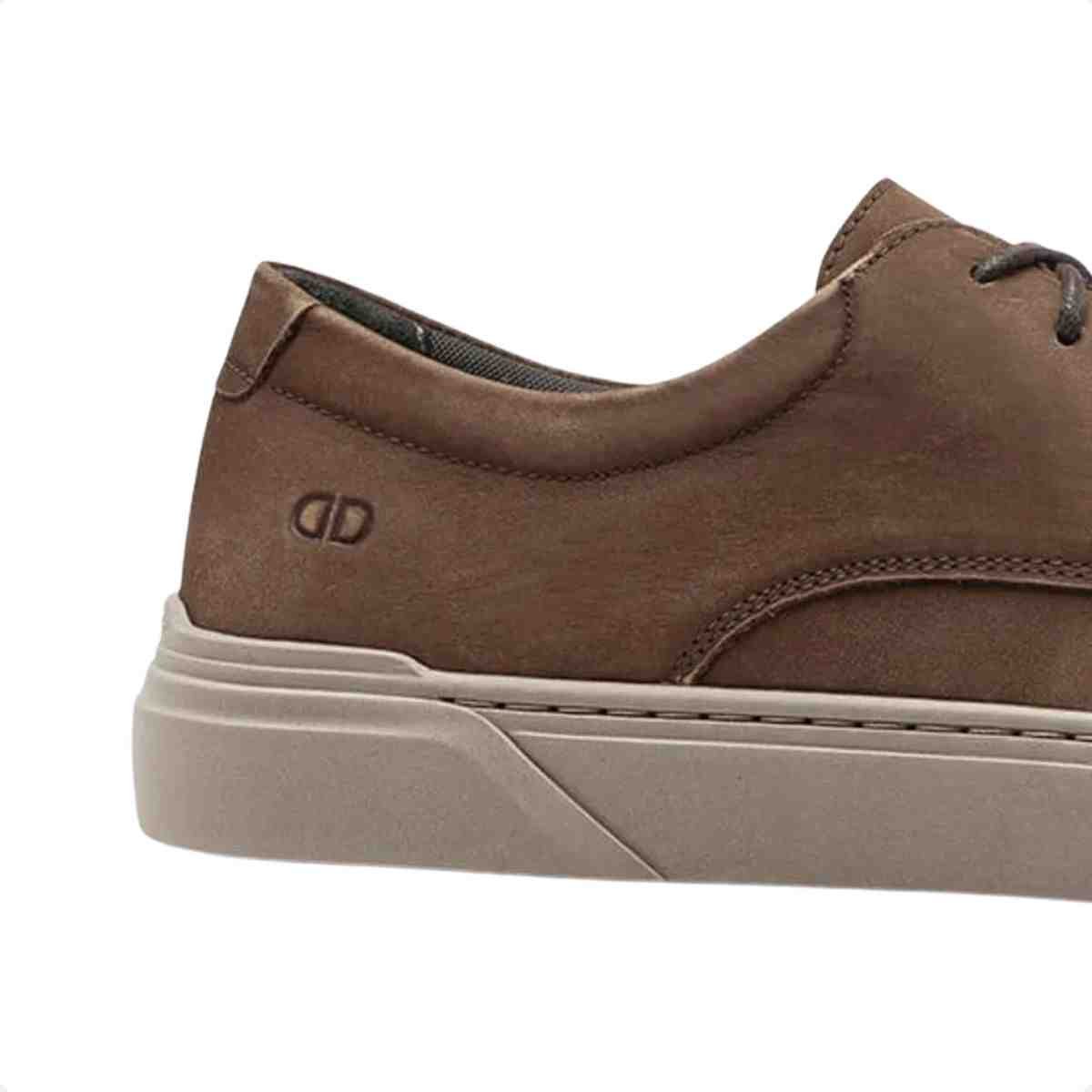 Sapatenis Masculina Democrata Bill Castanho Marrom 7