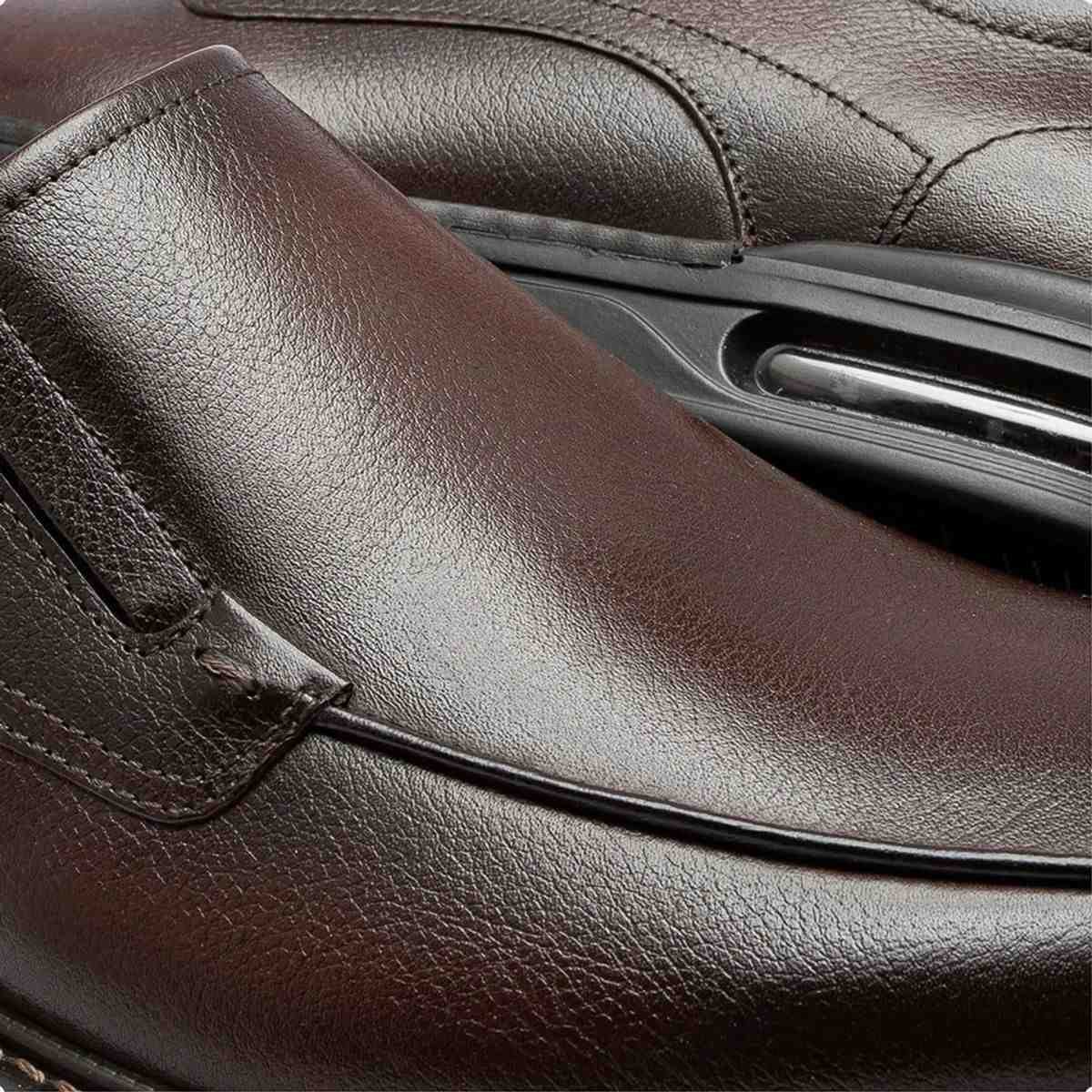 Sapato Esporte Fino Masculino Democrata Air Magnum Mogno Marrom 3